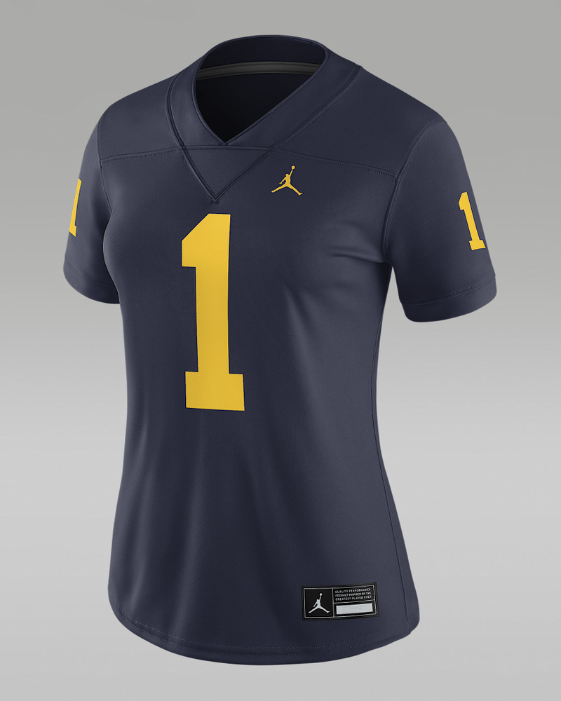 Michigan Wolverines Women’s Jordan Dri-FIT College Game Jersey 1