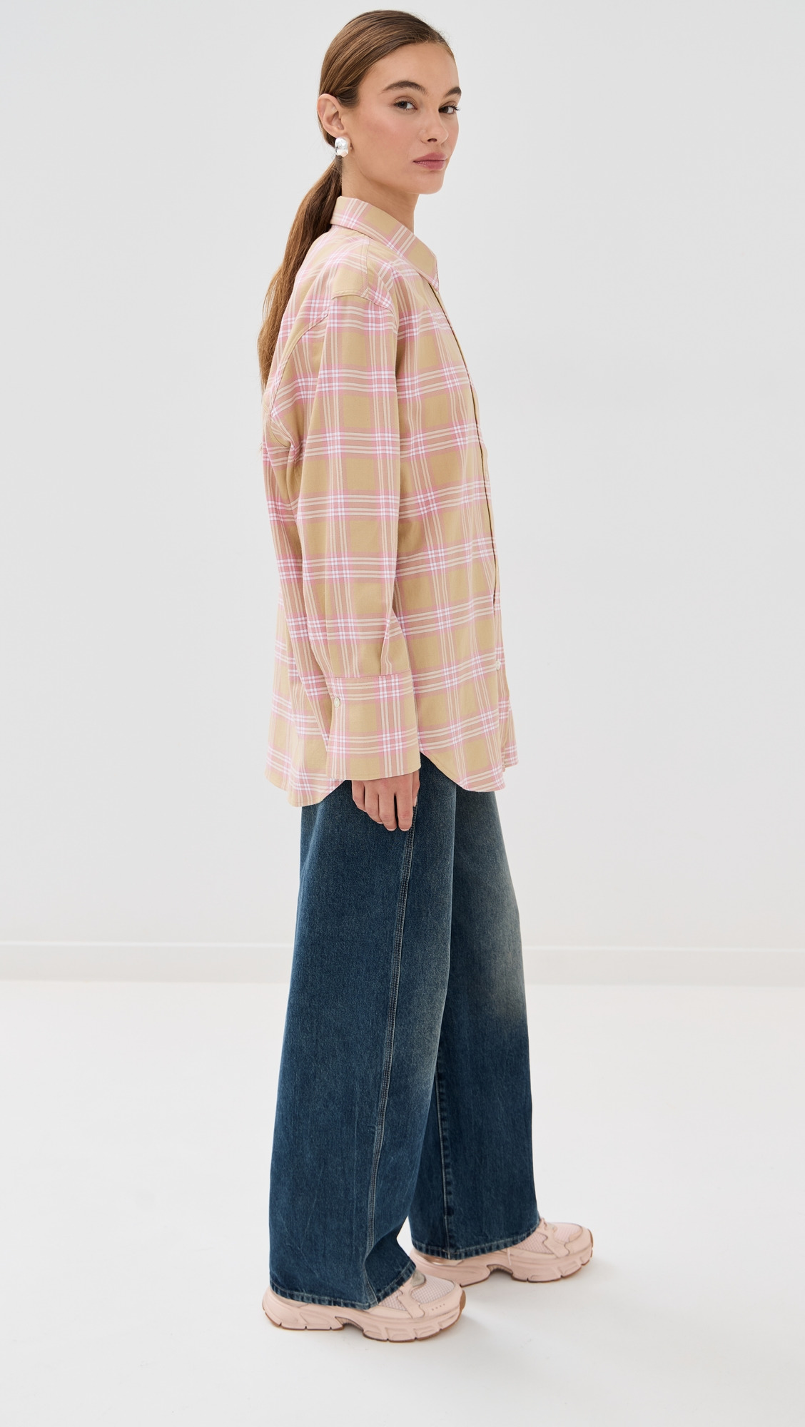 Check Flannel Overshirt - 3