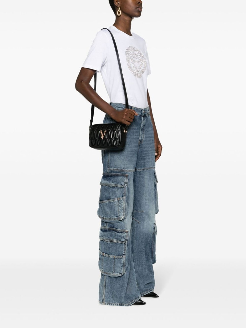 VERSACE Virtus quilted crossbody bag outlook