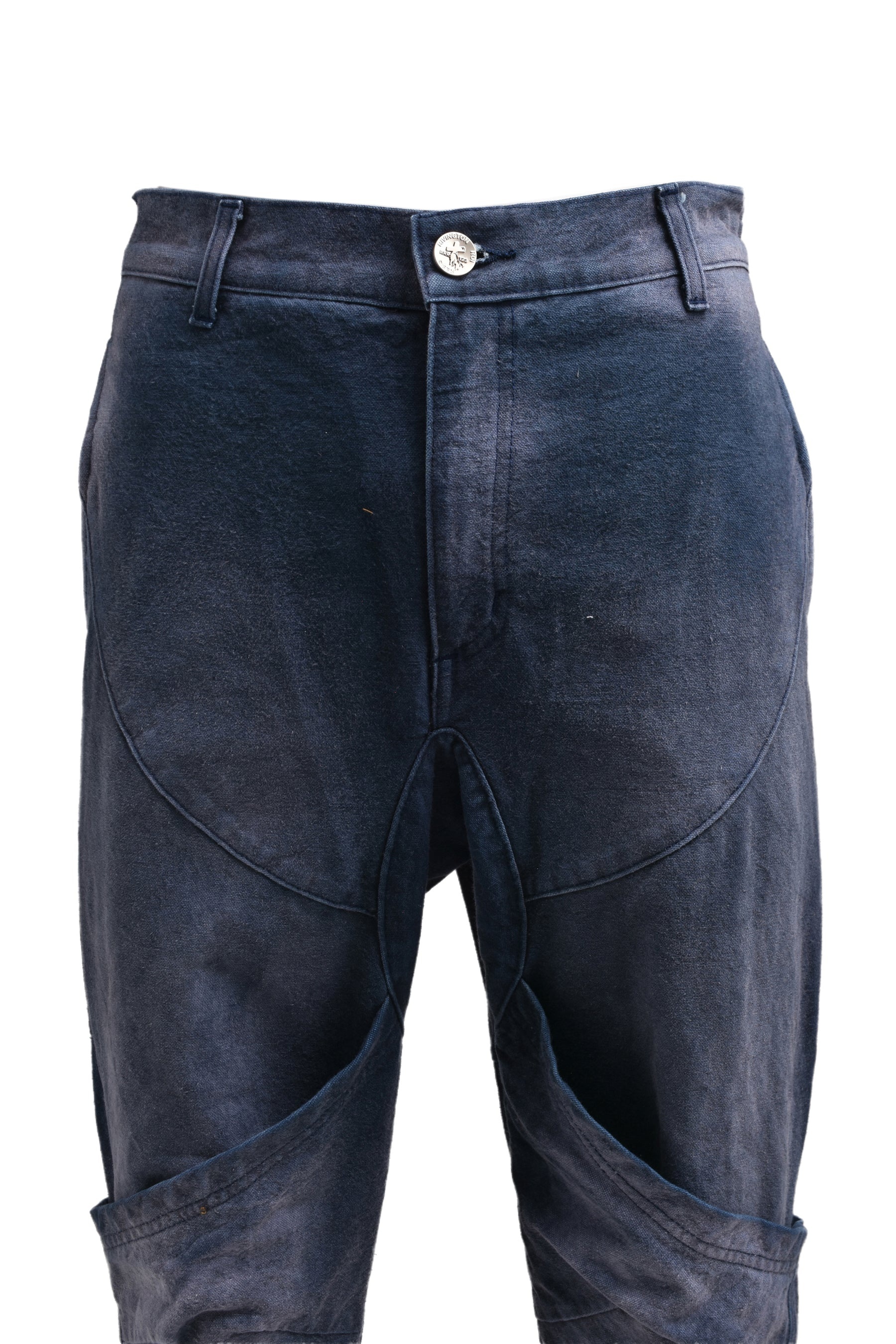 CANVAS PRAYER PANT / WASED NVY - 4