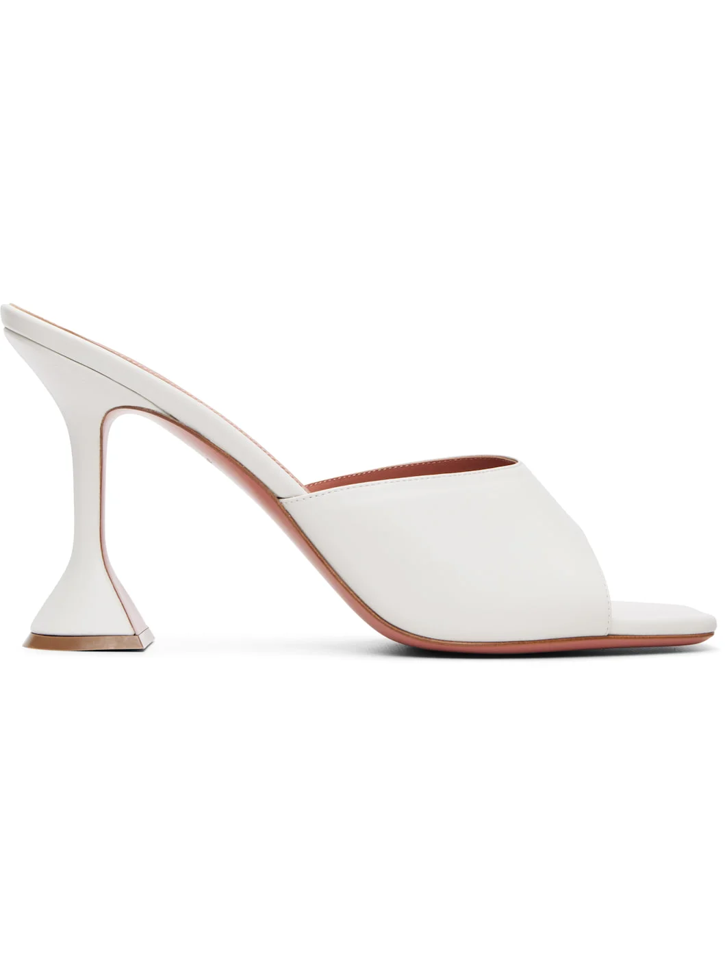 White Lupita Slipper 95 Heeled Sandals - 1
