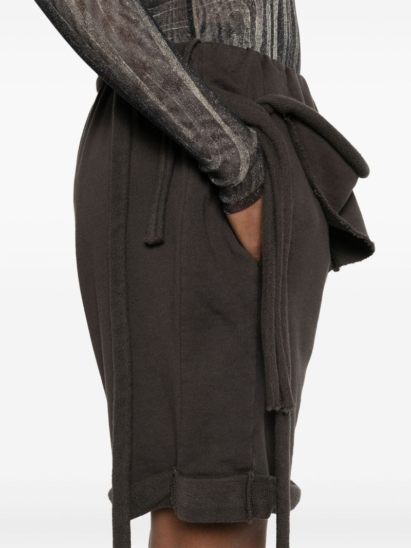 strap-detailed track shorts 5