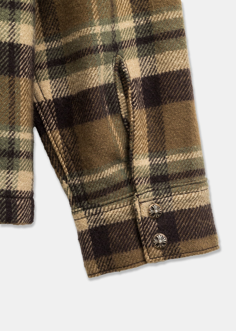 Chrome Hearts Green Plaid Workdog Jacket Size 4