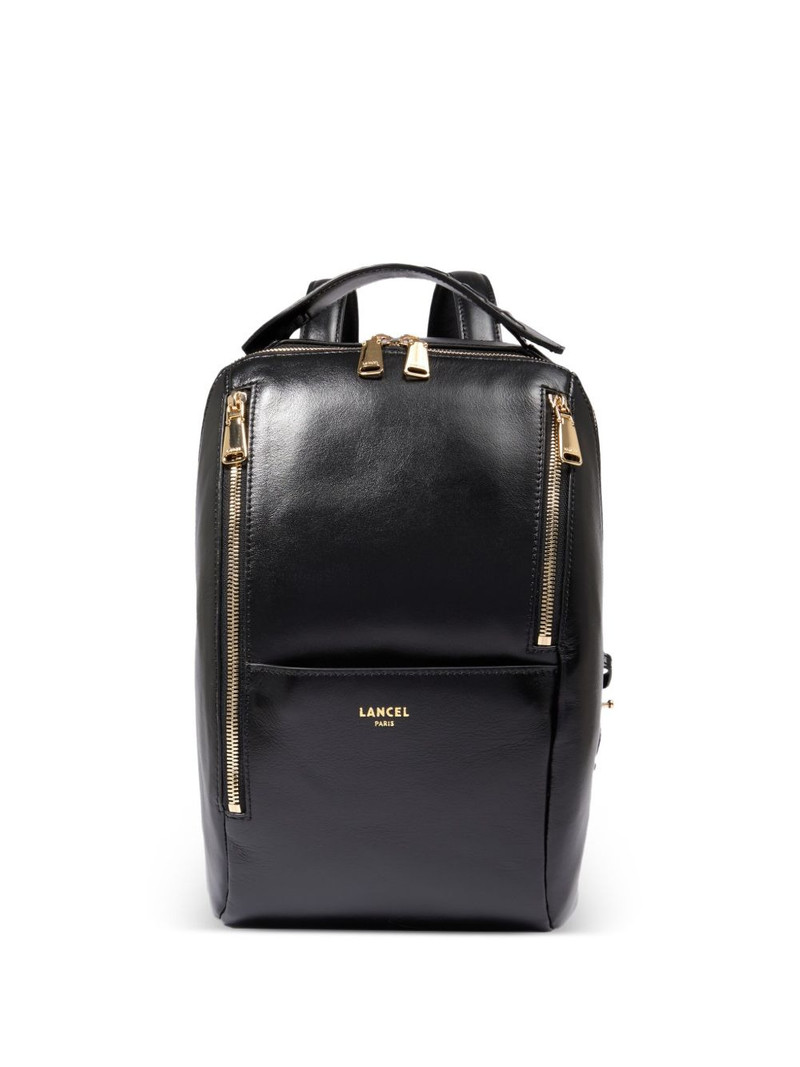 small Origami double-zip leather backpack 1