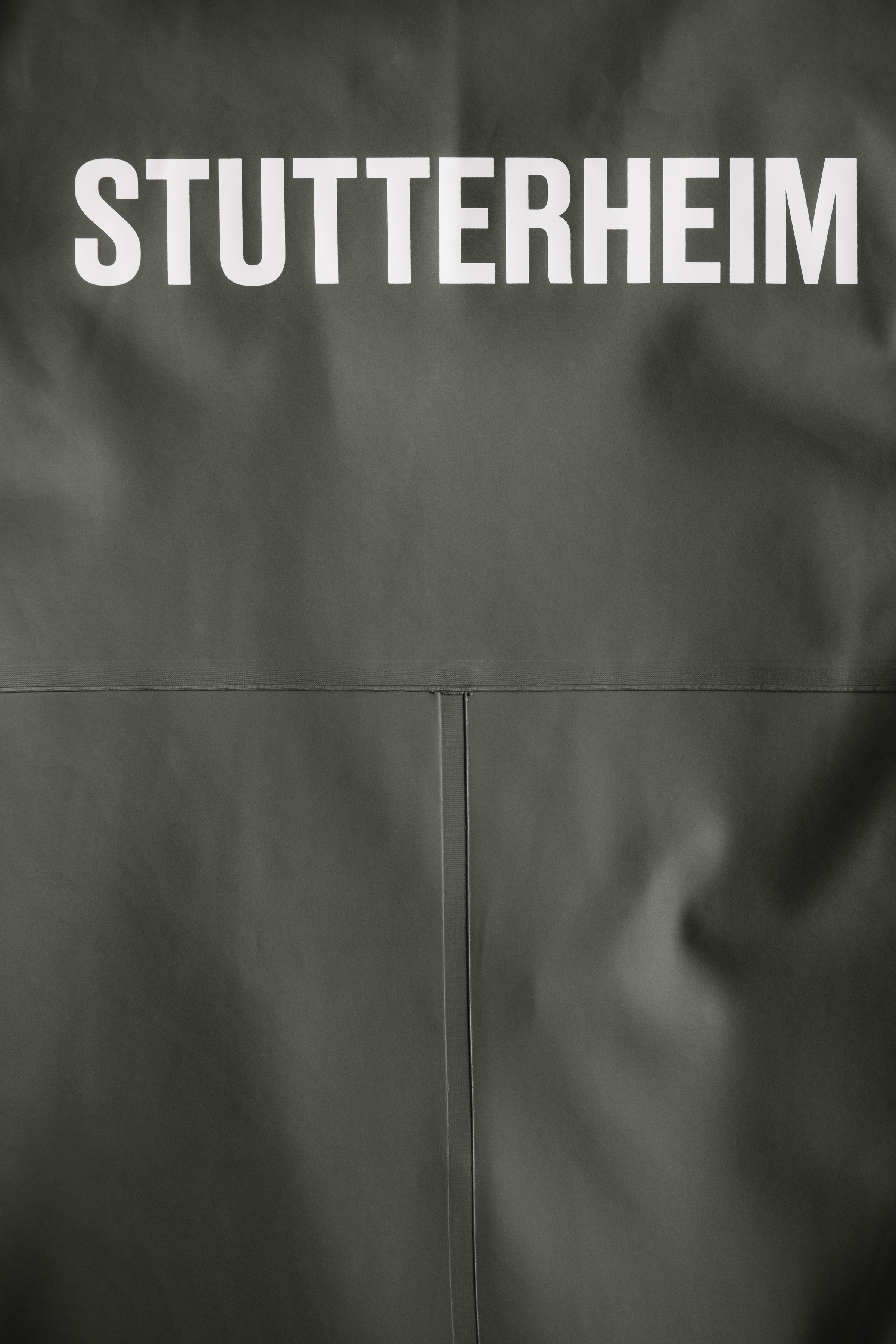 Stockholm Long Print Raincoat Green - 9