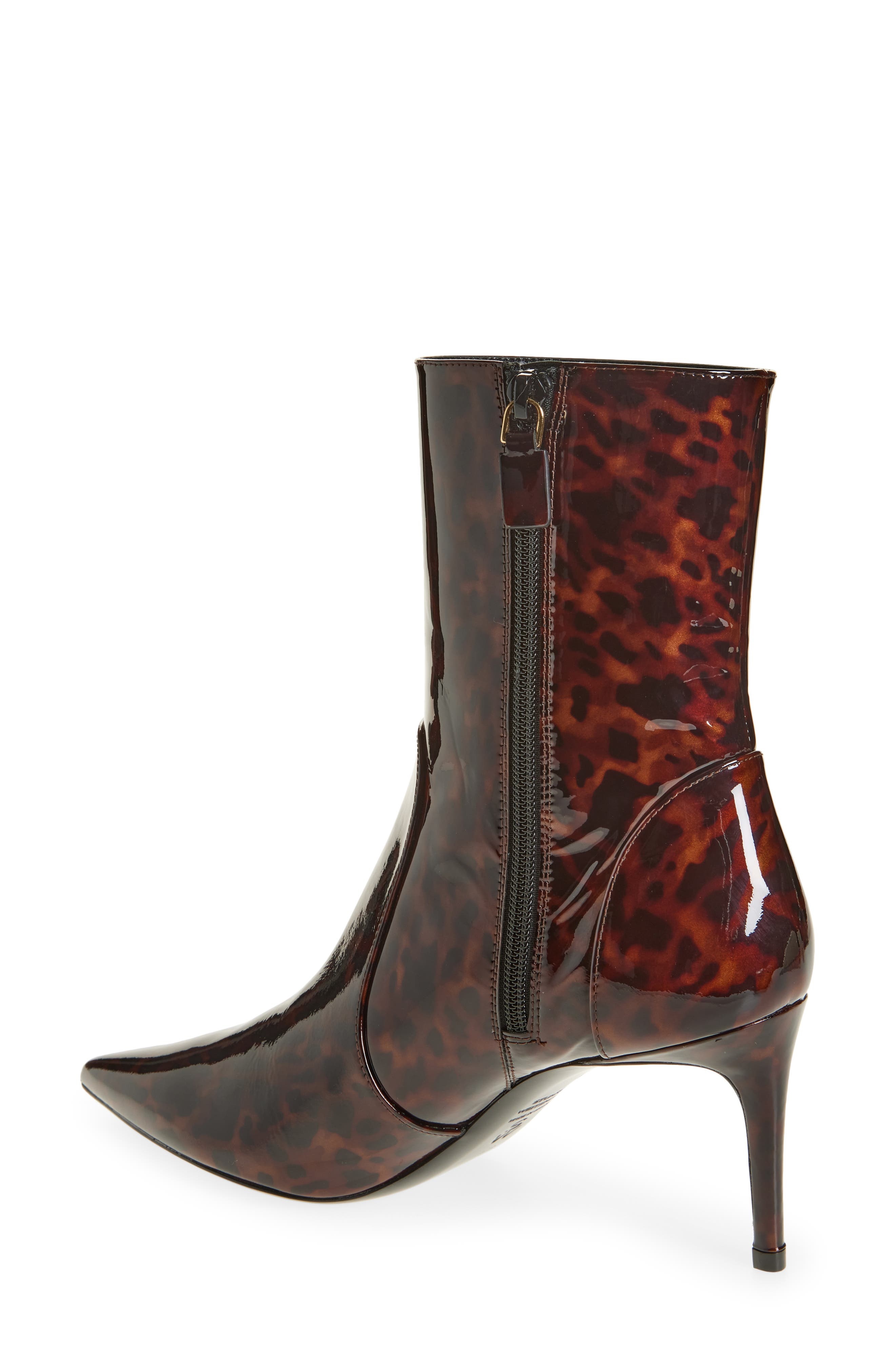 Stuart Weitzman Stuart Power 75 Zip Bootie in Dark Brown at Nordstrom - 2