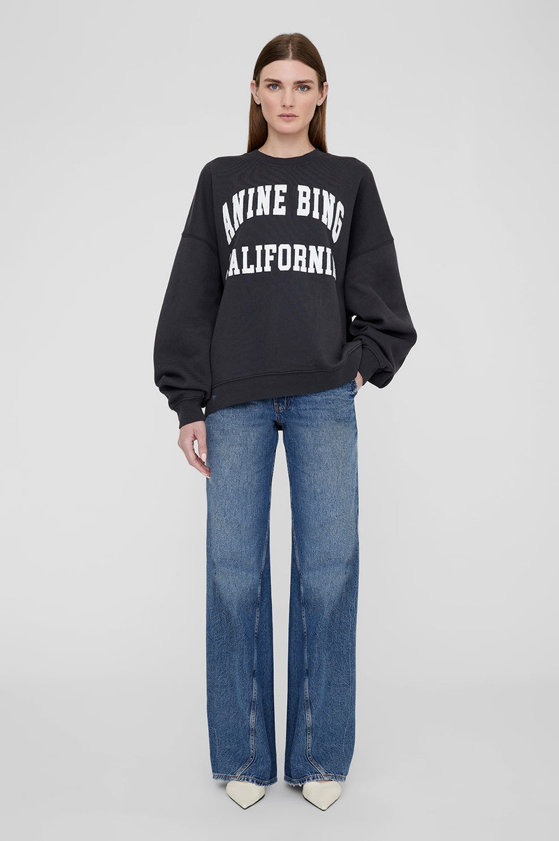 ANINE BING Miles Sweatshirt Anine Bing - Vintage Black outlook