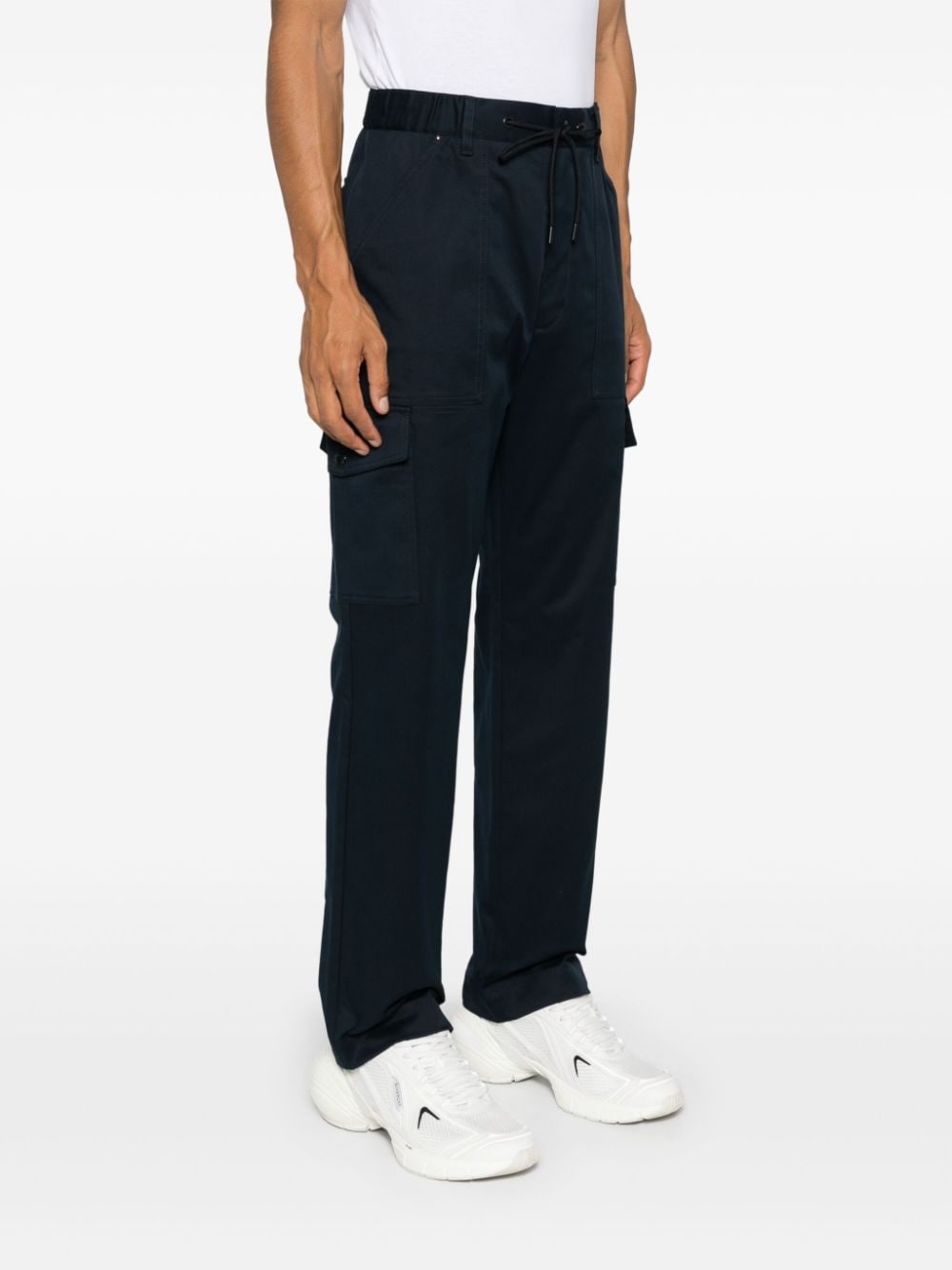 logo-patch trousers - 3
