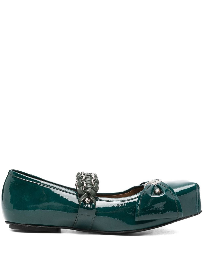 bow-embellished ballet flats 1