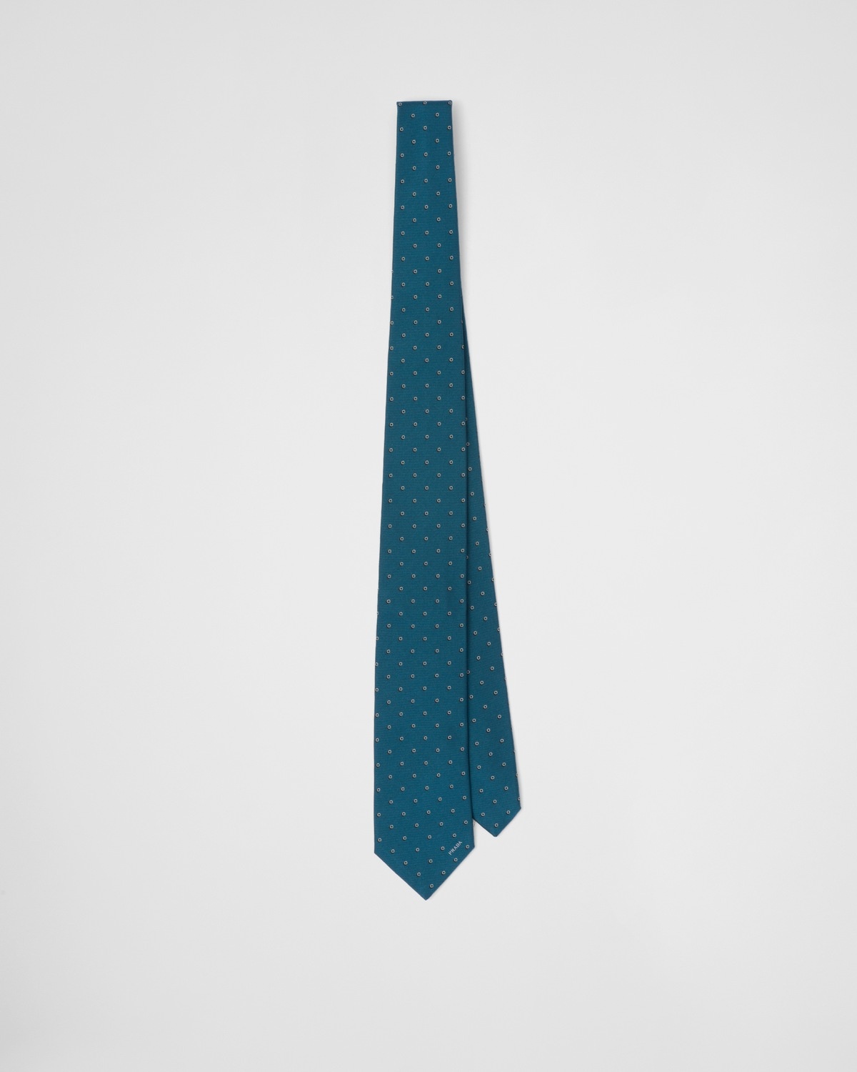 Polka-dot silk tie - 1