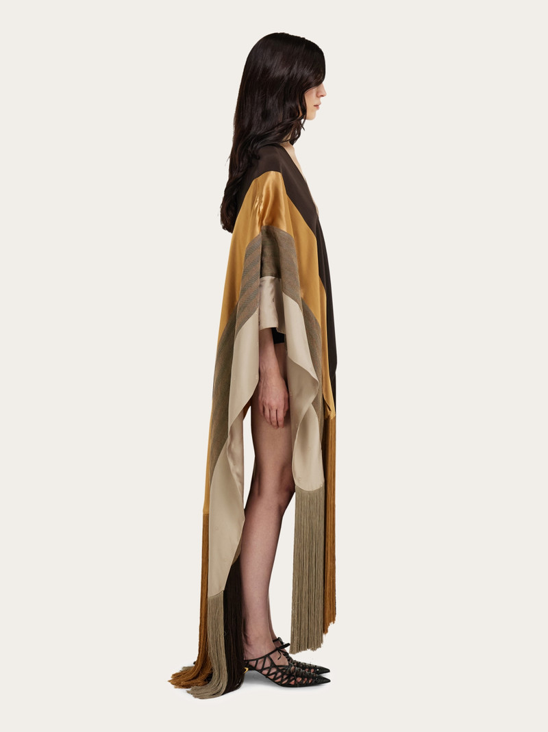 Patchwork poncho 3