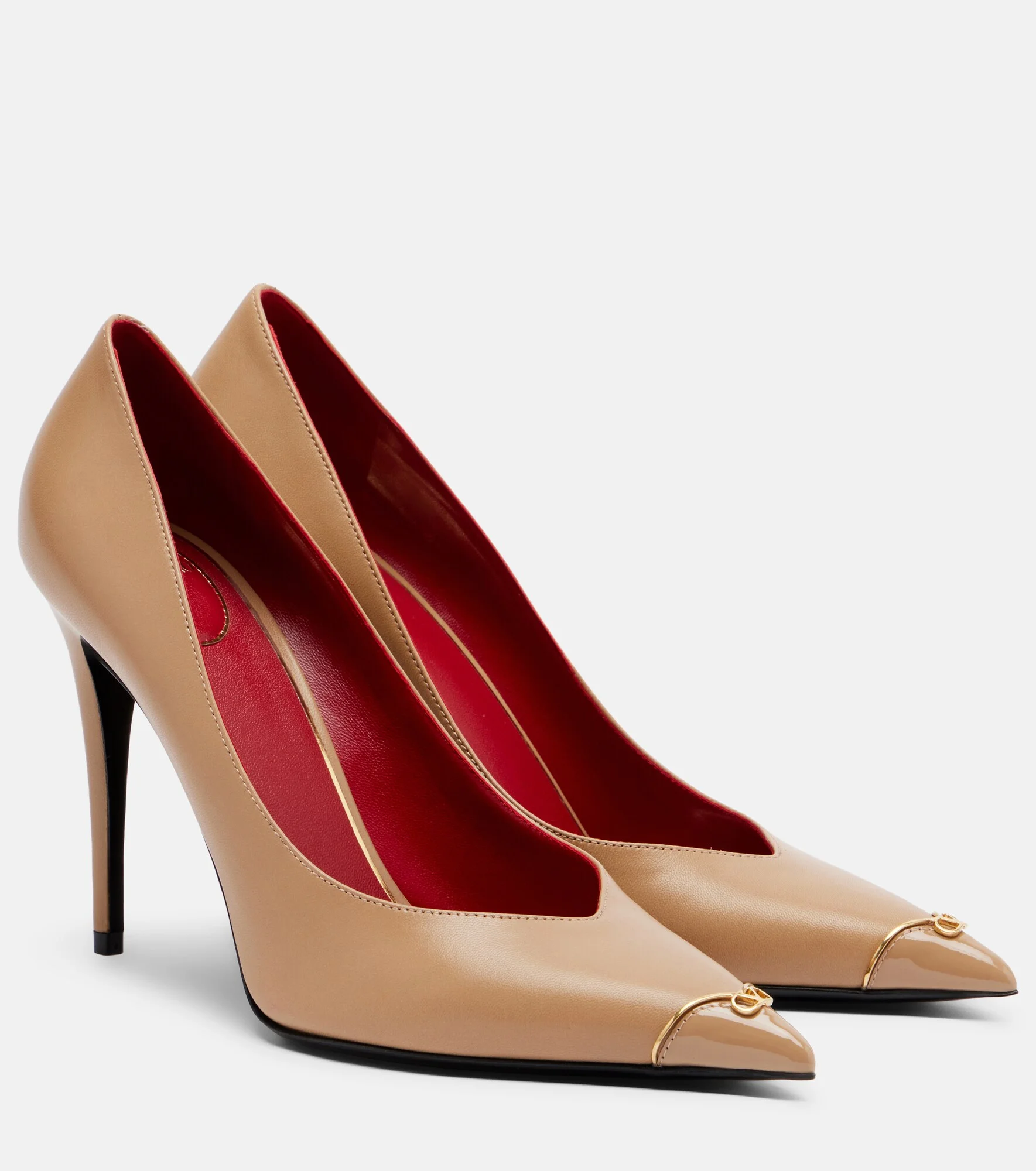 Heartip VLogo leather pumps - 1