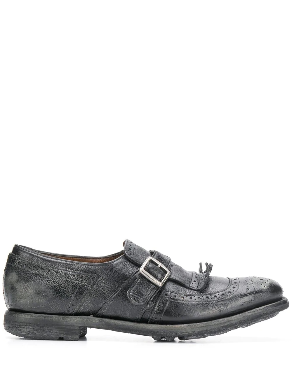 Shanghai brogue monk shoes - 1