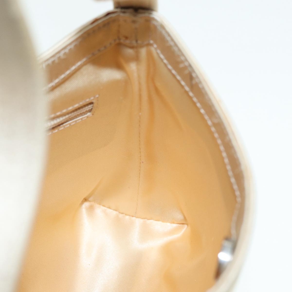 Burberry Nova Check Hand Bag Nylon Beige Silver - 16