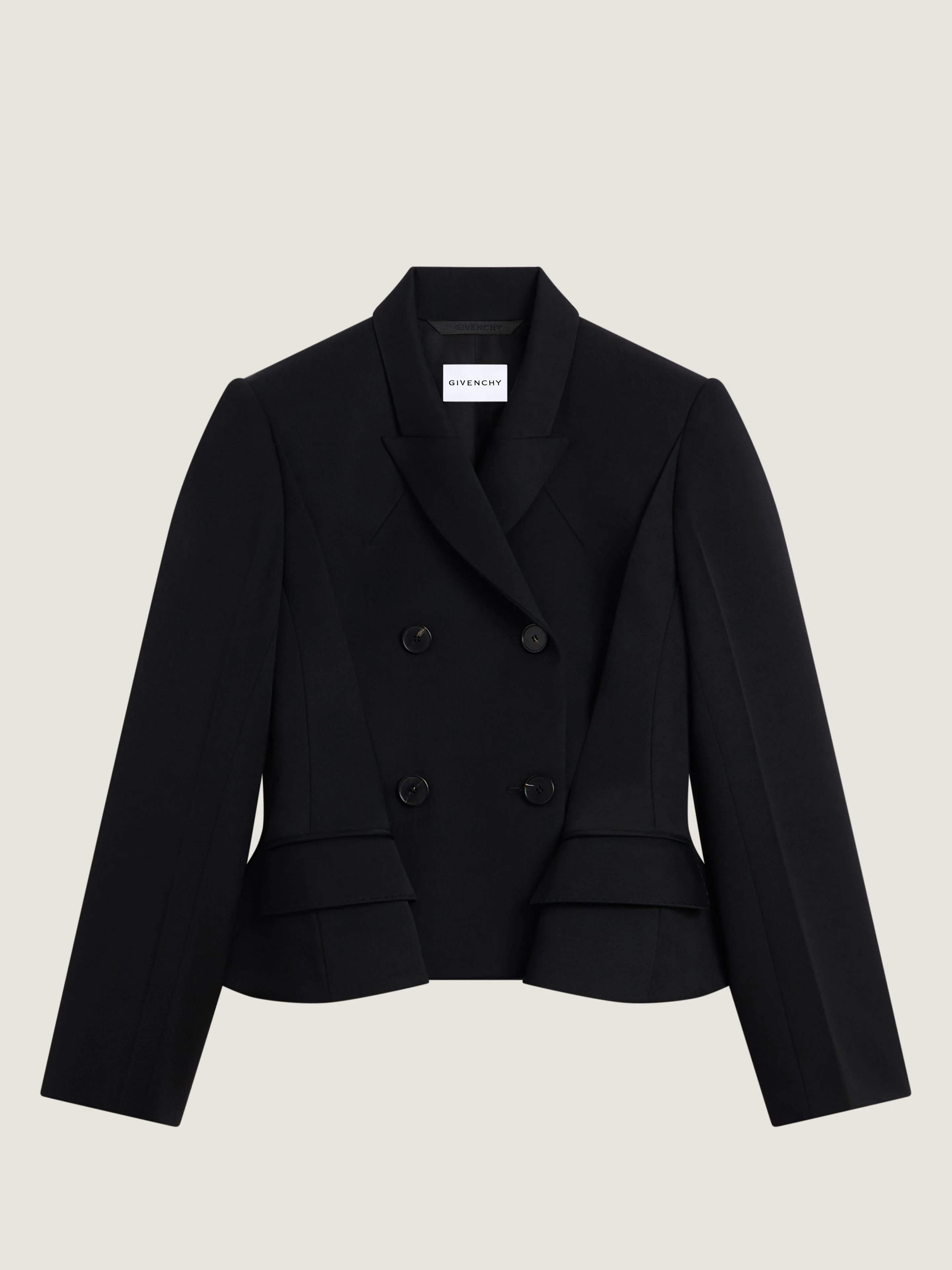 PINCH DOUBLE-BREASTED JACKET IN WOOL - 1