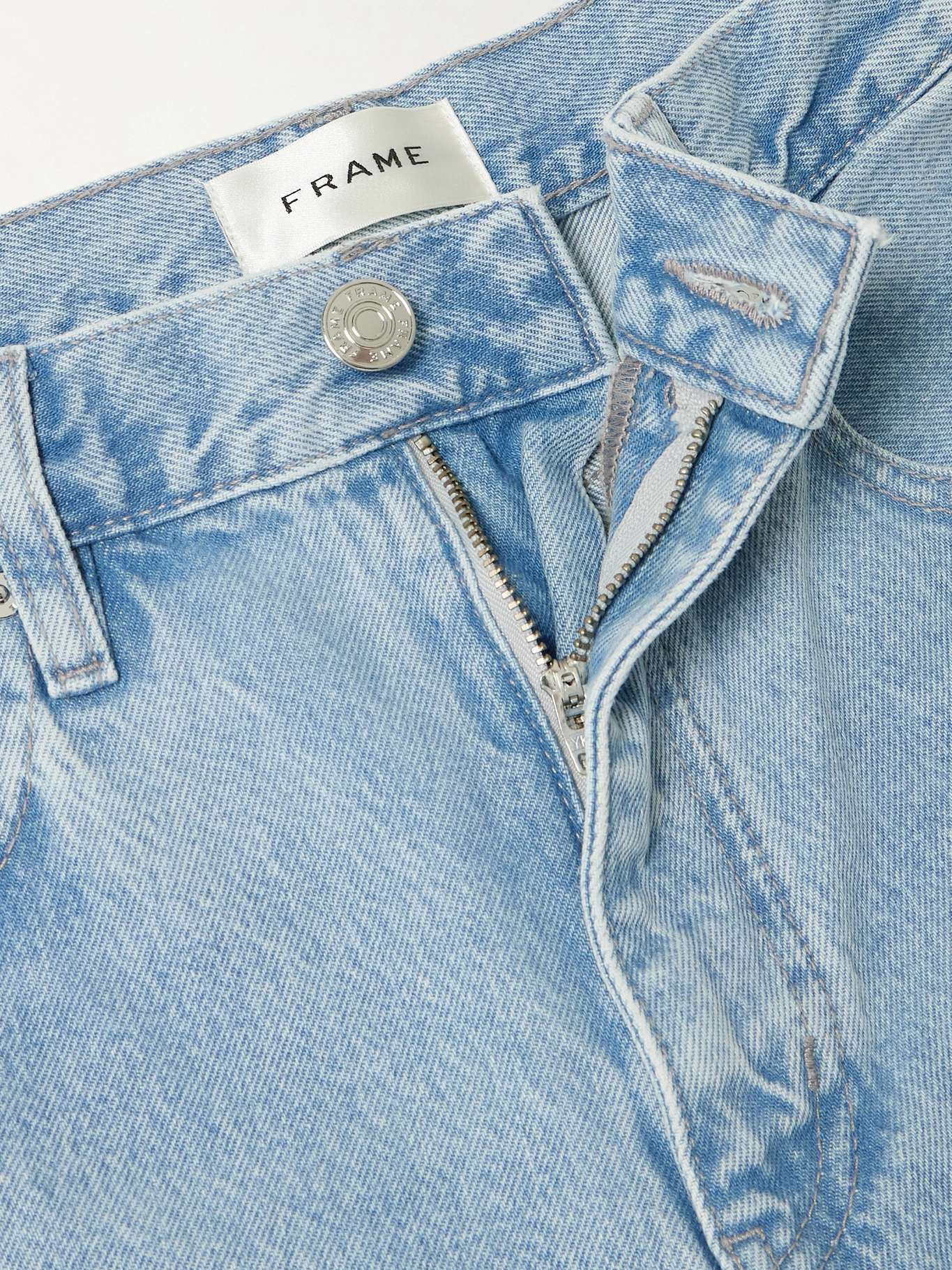 The Twisted paneled high-rise straight-leg jeans Light denim - 5