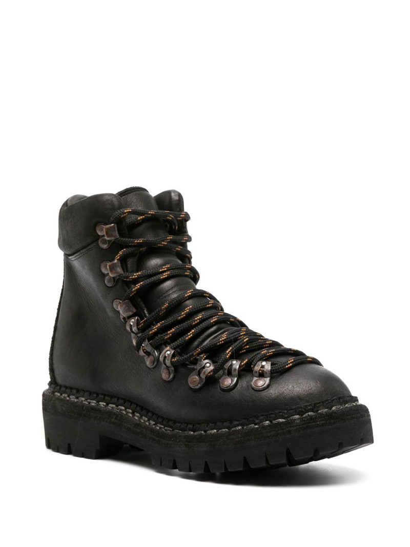 LACE-UP LEATHER BOOTS 4