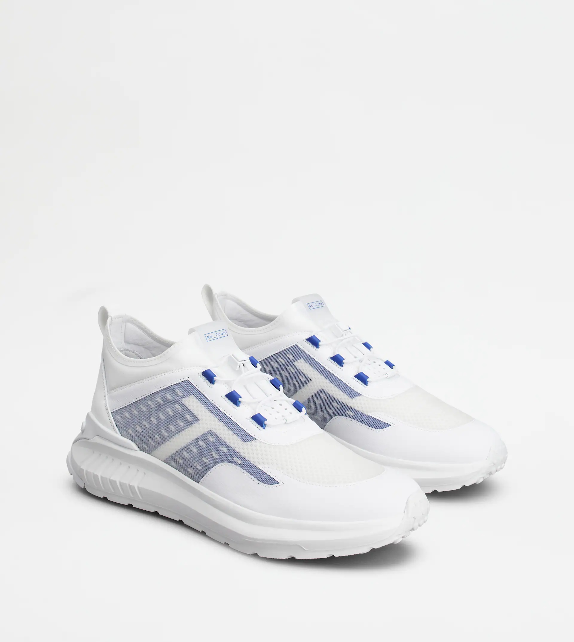 NO_CODE J IN TECHNICAL FABRIC AND LEATHER - WHITE, BLUE - 3