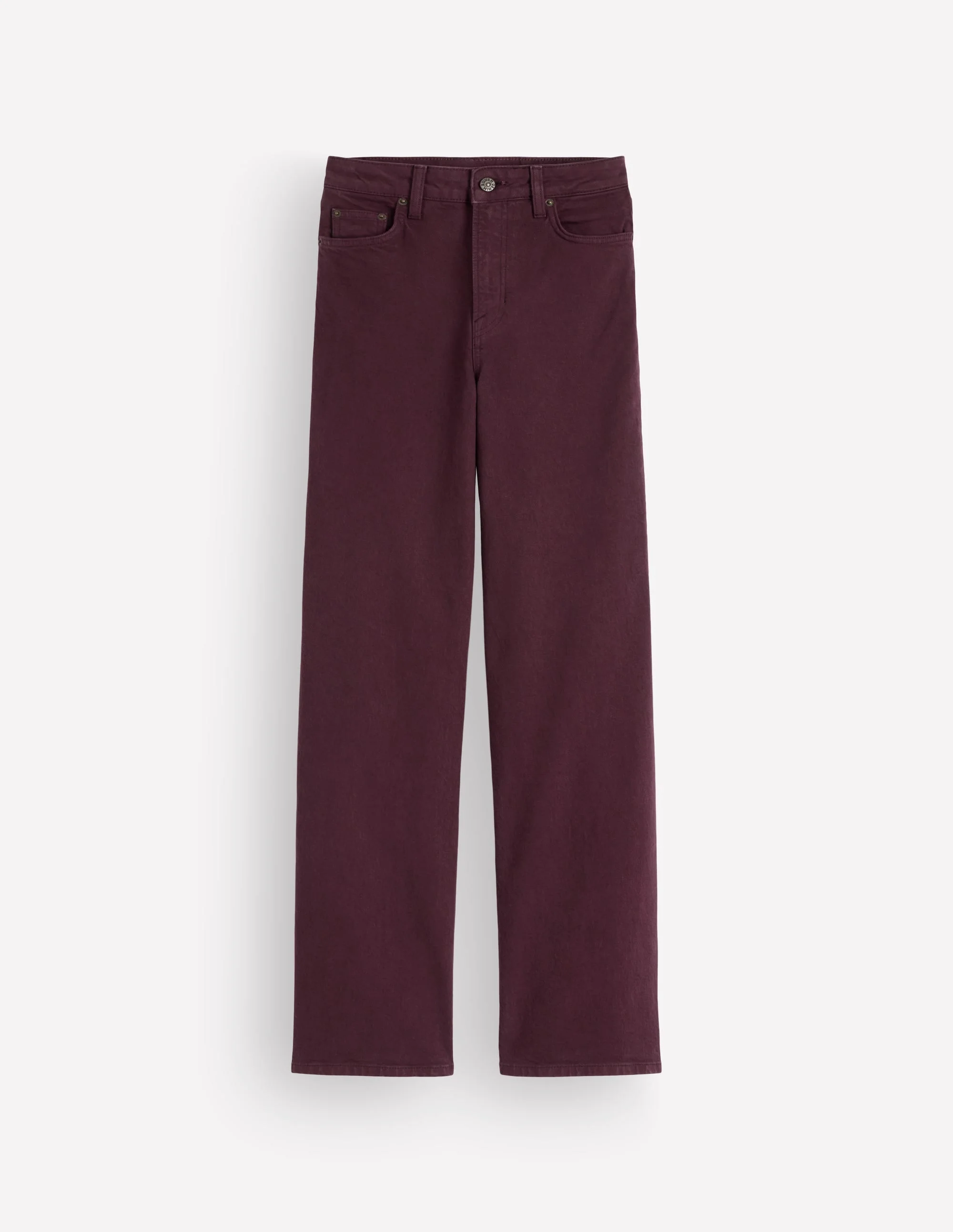 High Rise Column Leg Jeans-Wine Tasting - 1