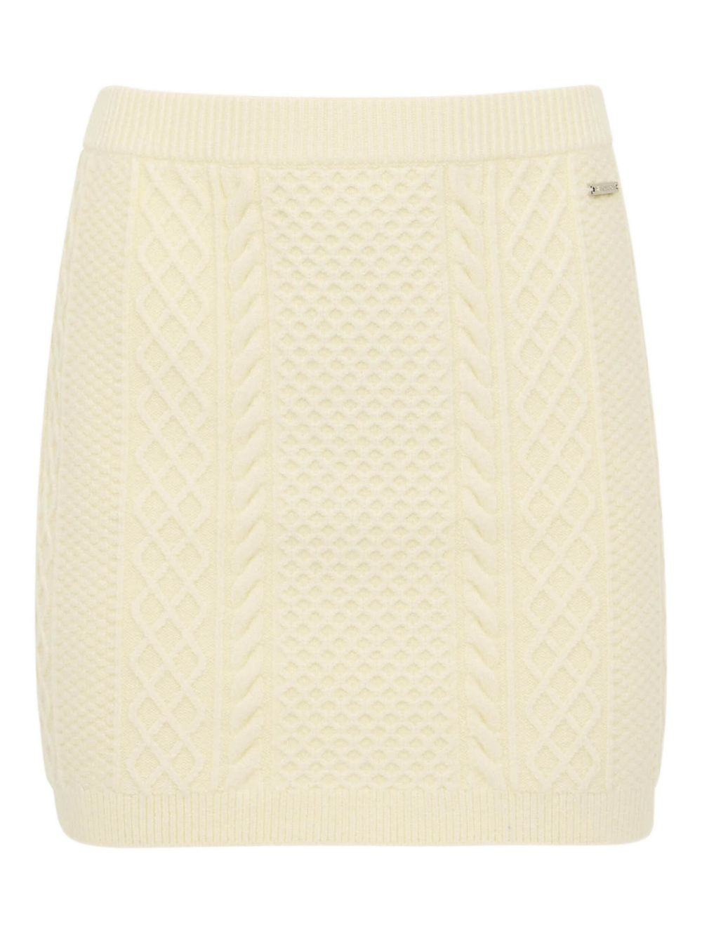 cable-knit mini skirt - 5