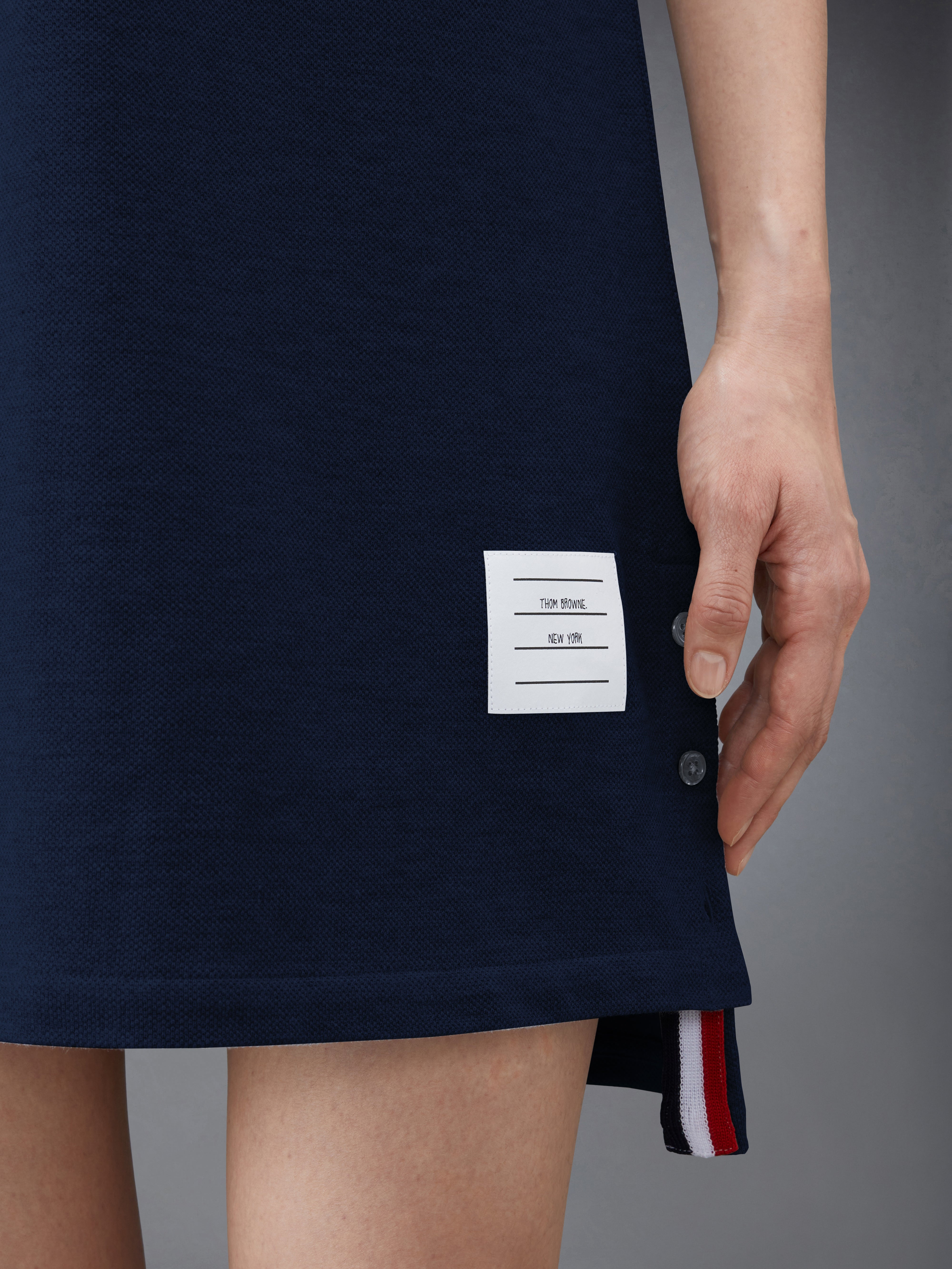 CLASSIC PIQUE STRIPE POLO DRESS - 6