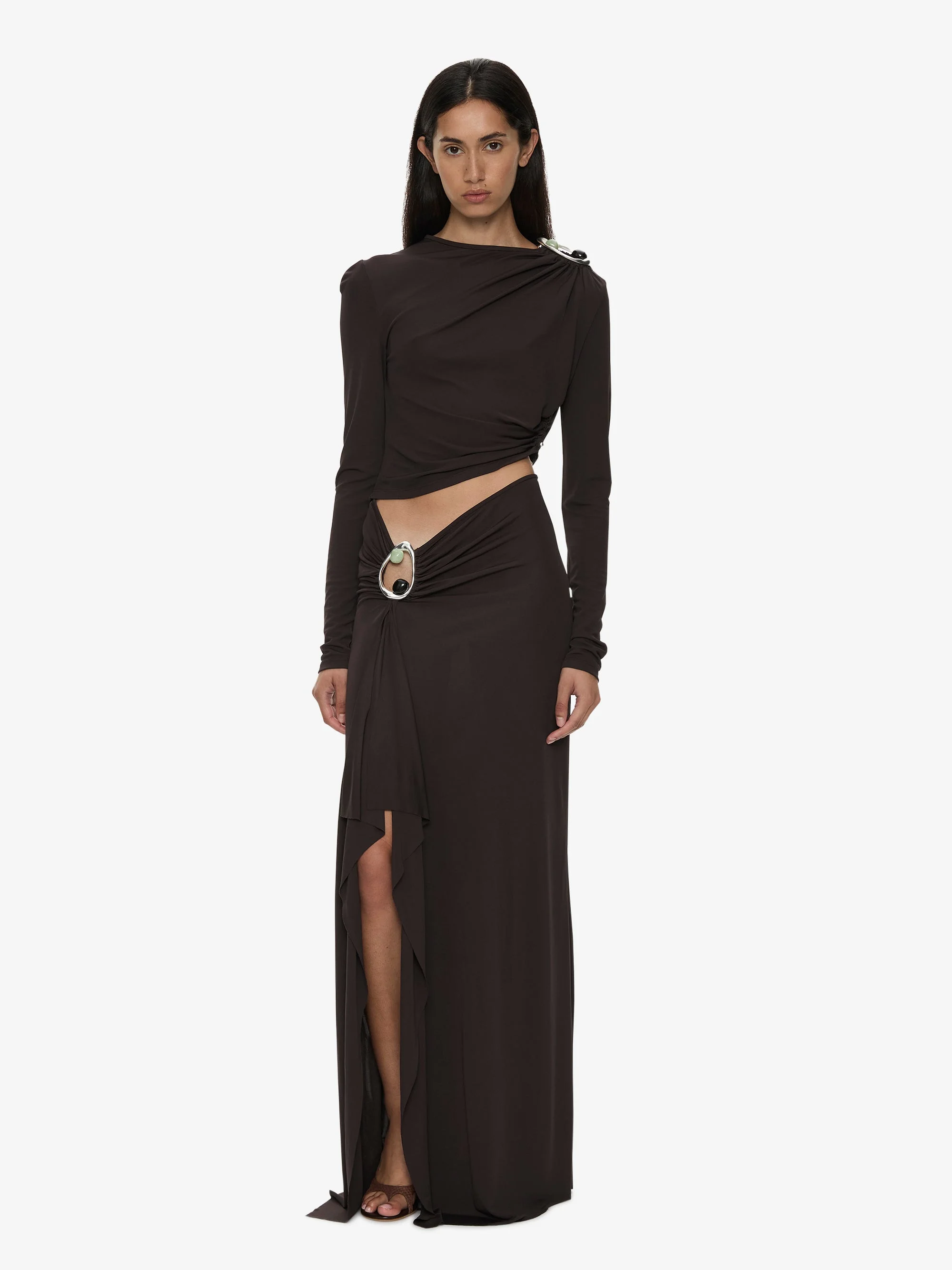 Orica Crystal Cascade Jersey Skirt - 1