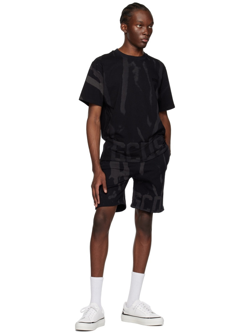GCDS Black Printed Shorts outlook