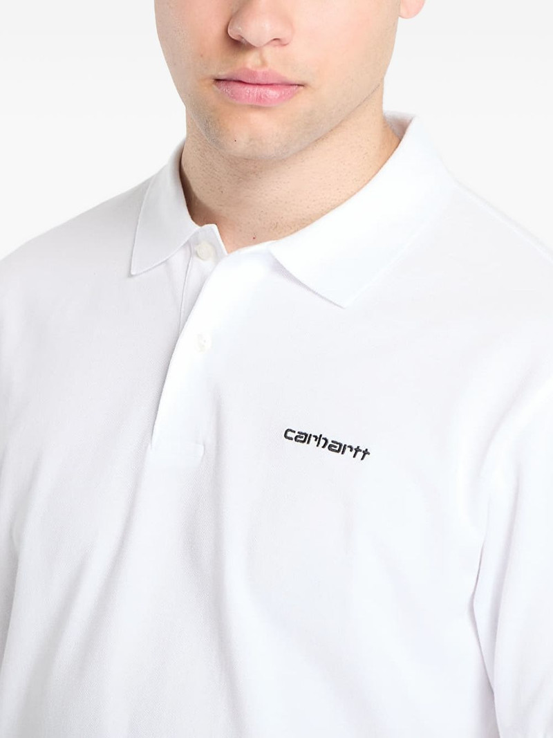 logo-print piqué polo shirt 6