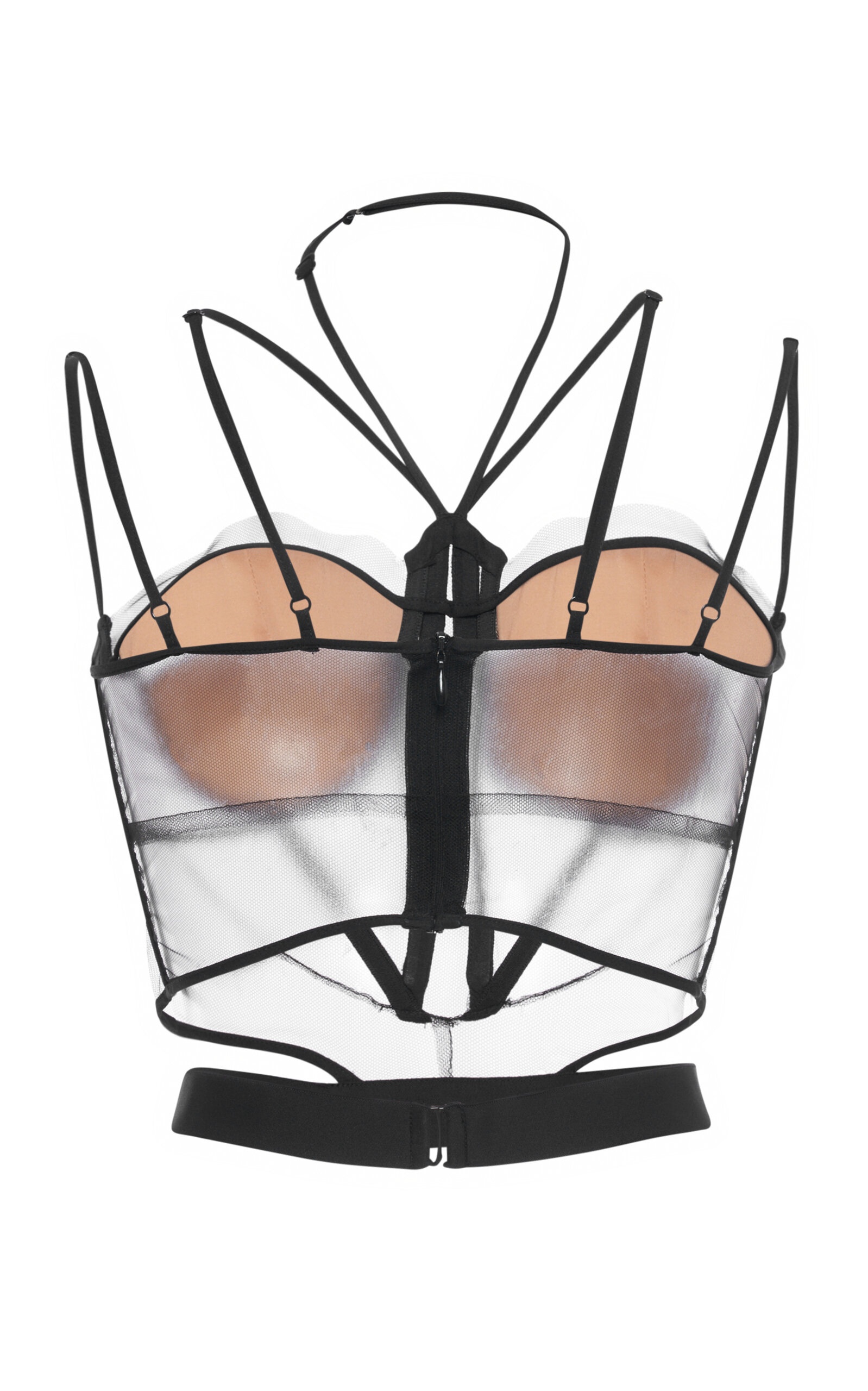 Sheer Corset Top neutral - 5