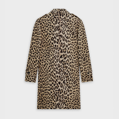 CELINE TUBE MAC COAT IN PRINTED COTTON outlook