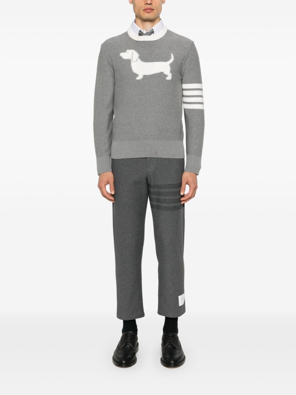 Hector intarsia-knit jumper - 2