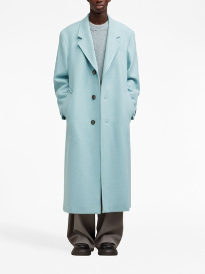 AMI Paris oversize single-breasted coat outlook