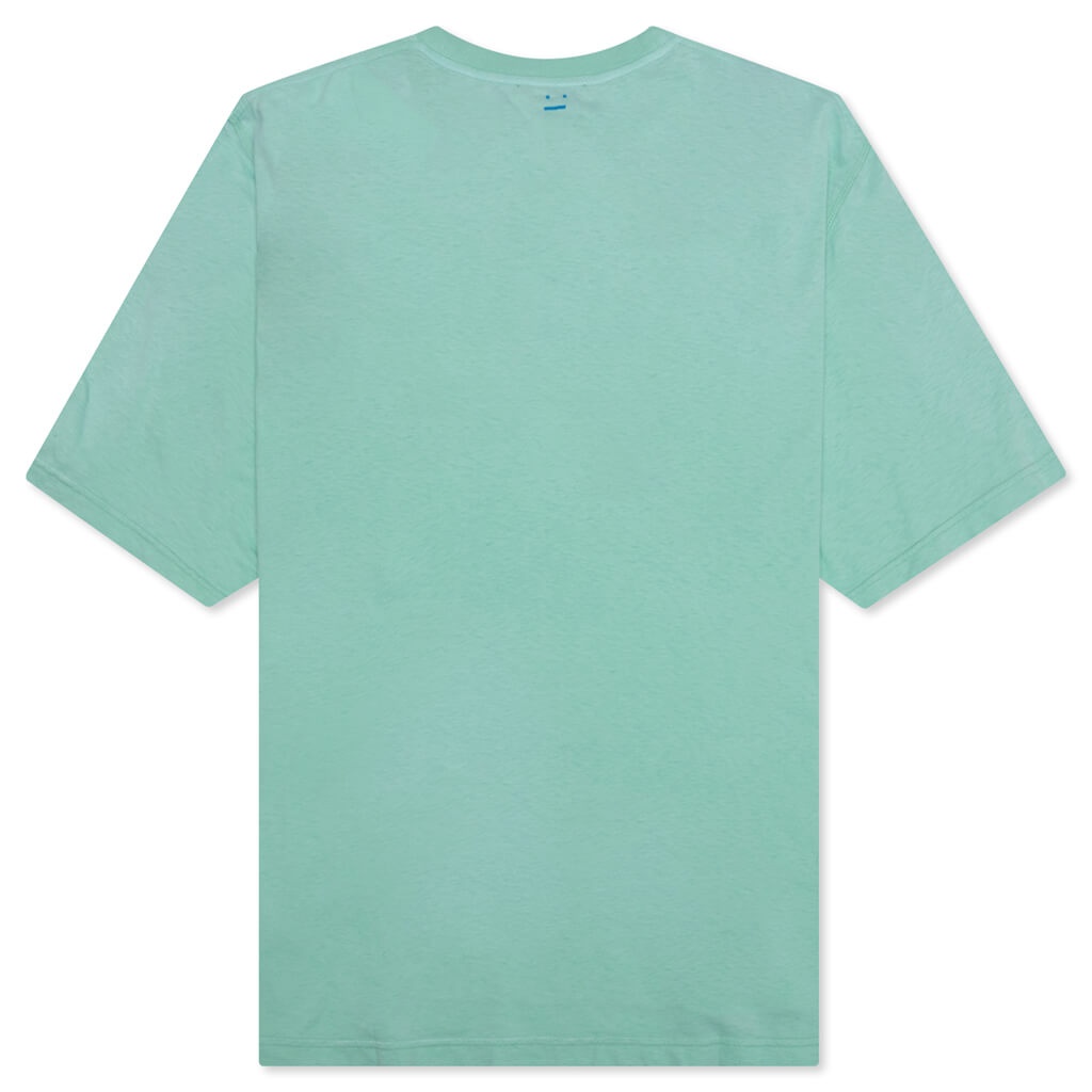 CREW NECK T-SHIRT - SEA FOAM GREEN - 2