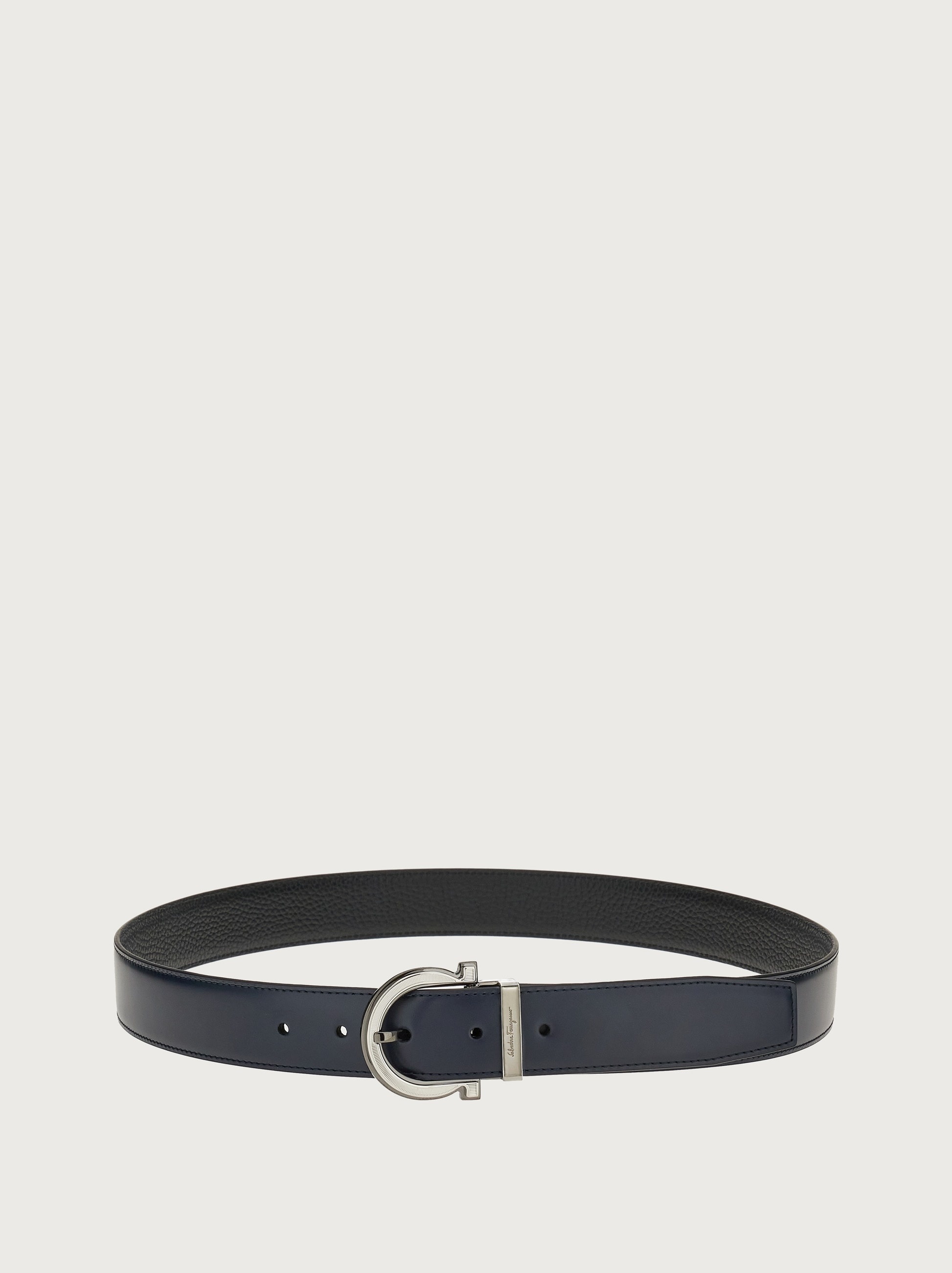 Reversible and adjustable Gancini belt - 3