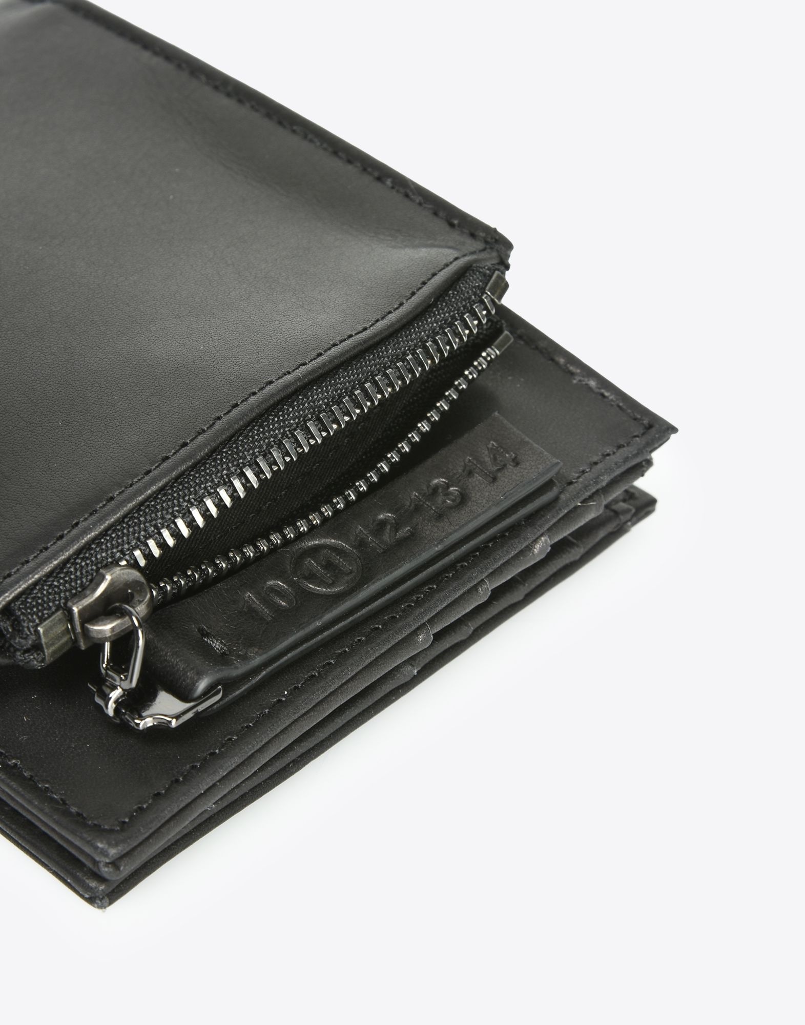 Calfskin wallet with outer coin pouch - 4