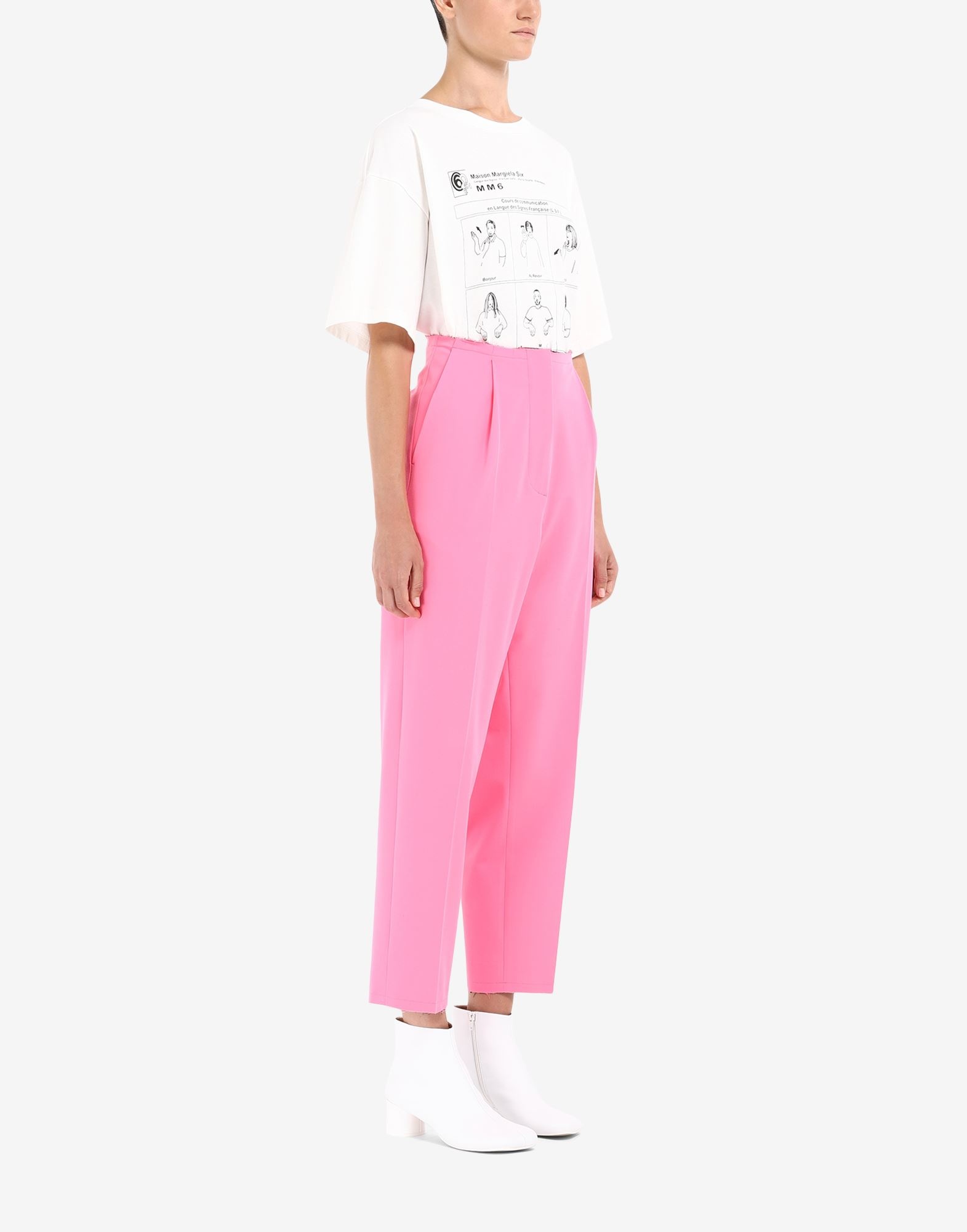 Raw edge trousers - 3
