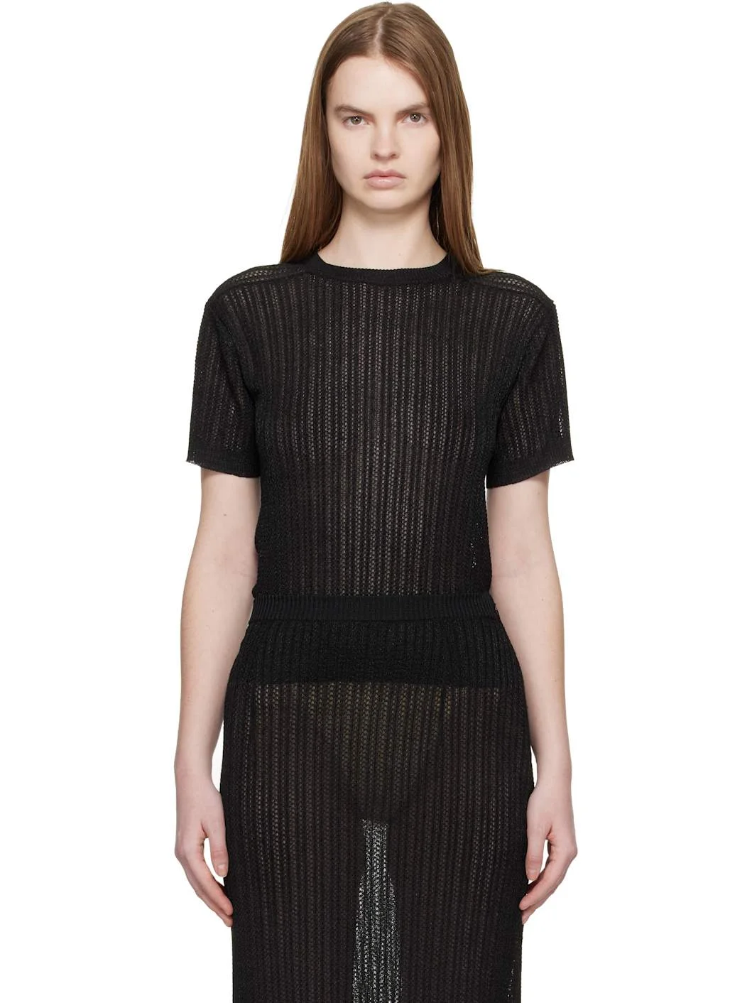 Black Knit Sweater - 1