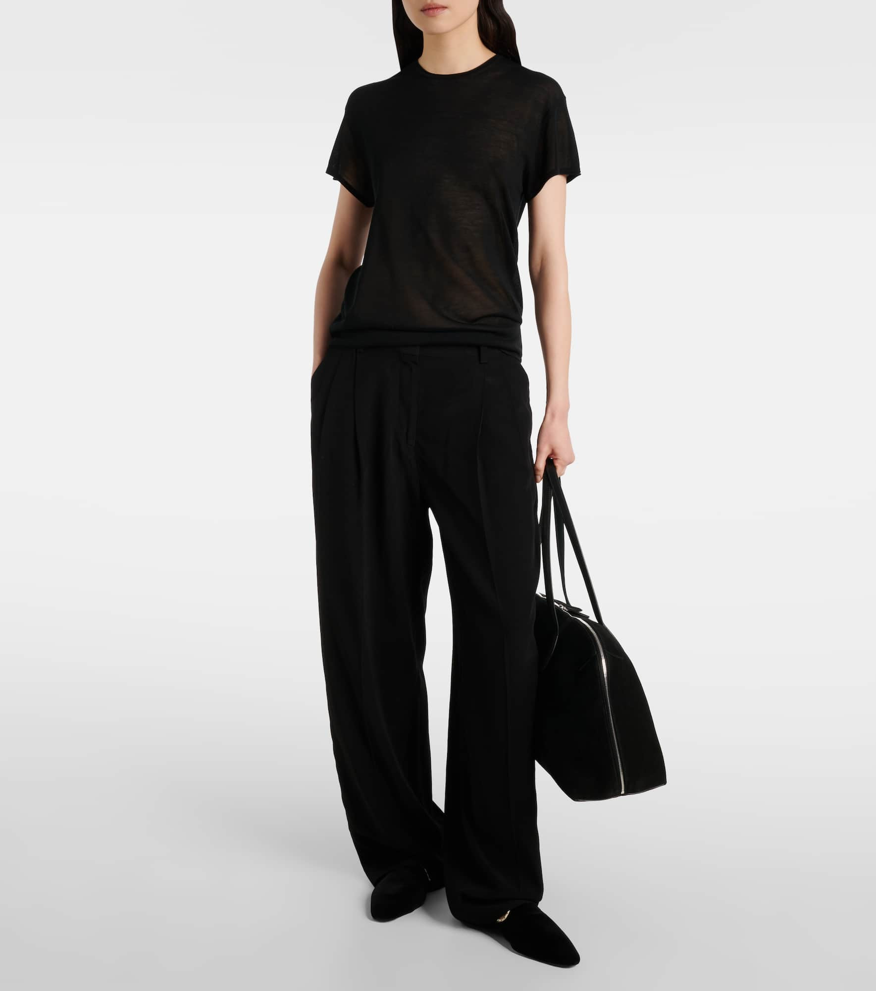 Knitted silk t-shirt - 2