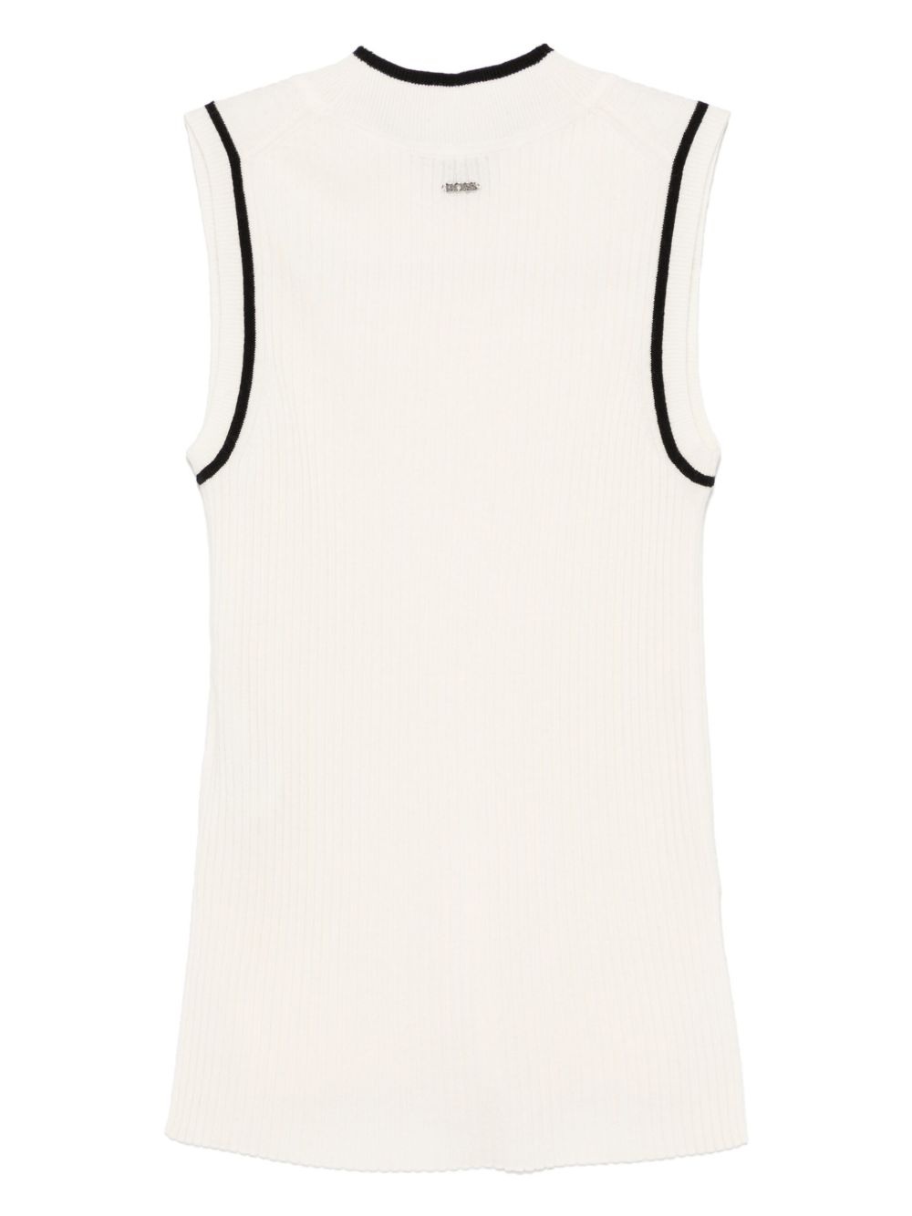 stripe-detail tank top - 2
