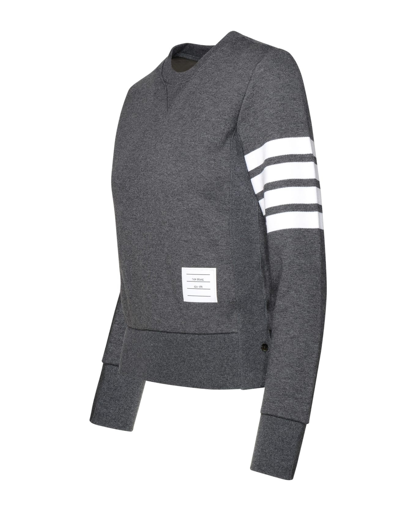 Gray Cotton Sweatshirt - 2