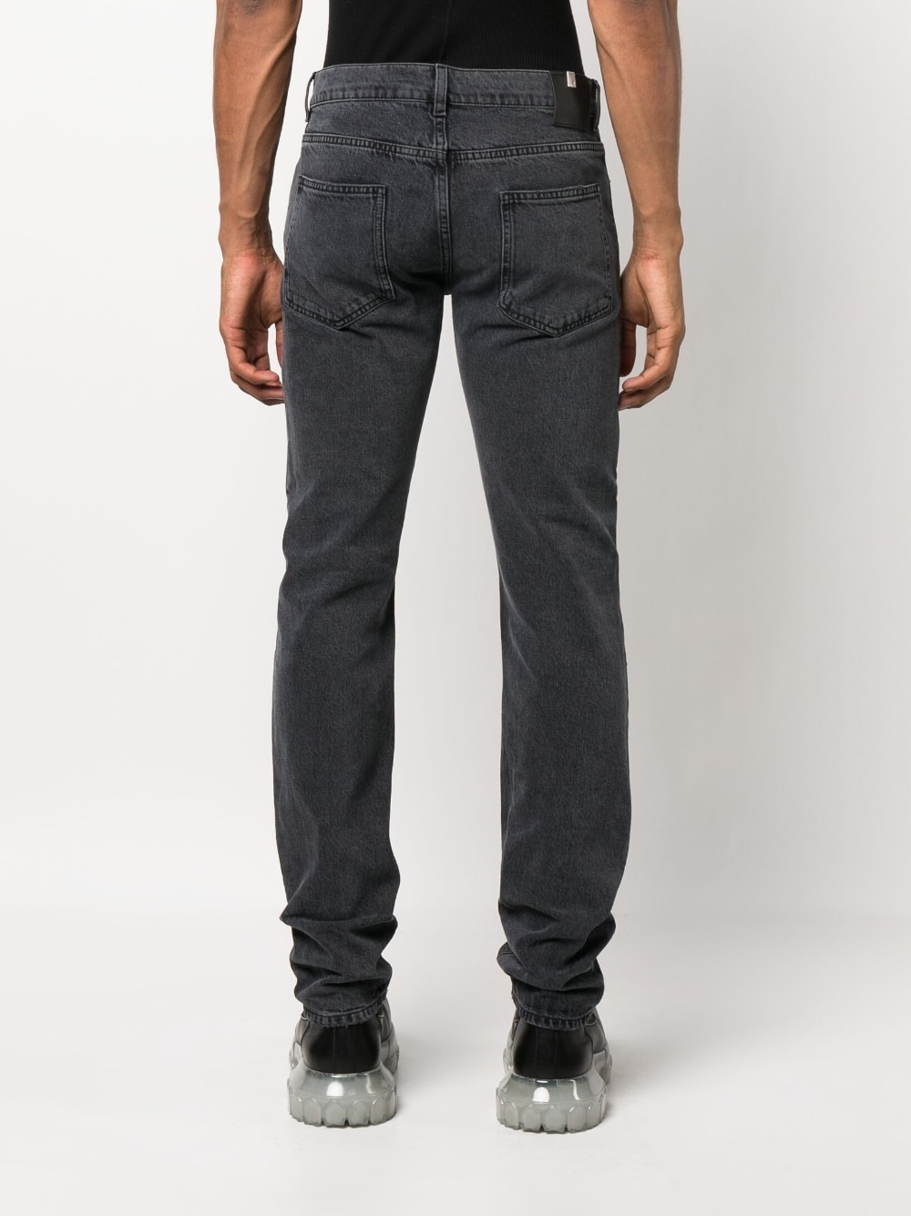 distressed-effect skinny jeans - 4