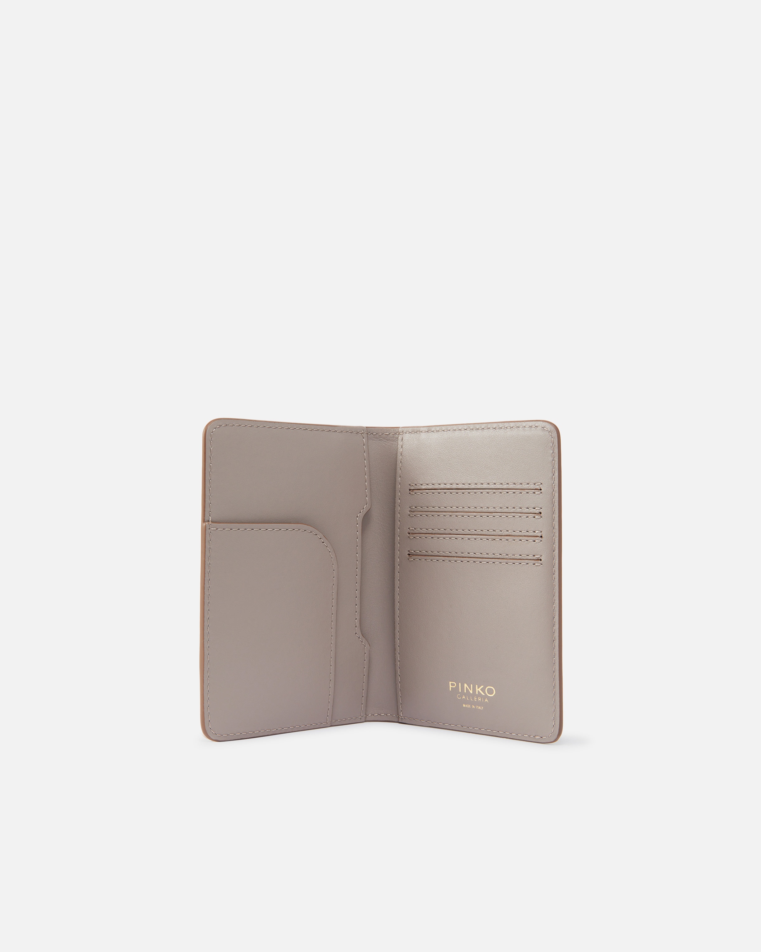 SMOOTH LEATHER PASSPORT HOLDER PINKO GALLERIA. - 3