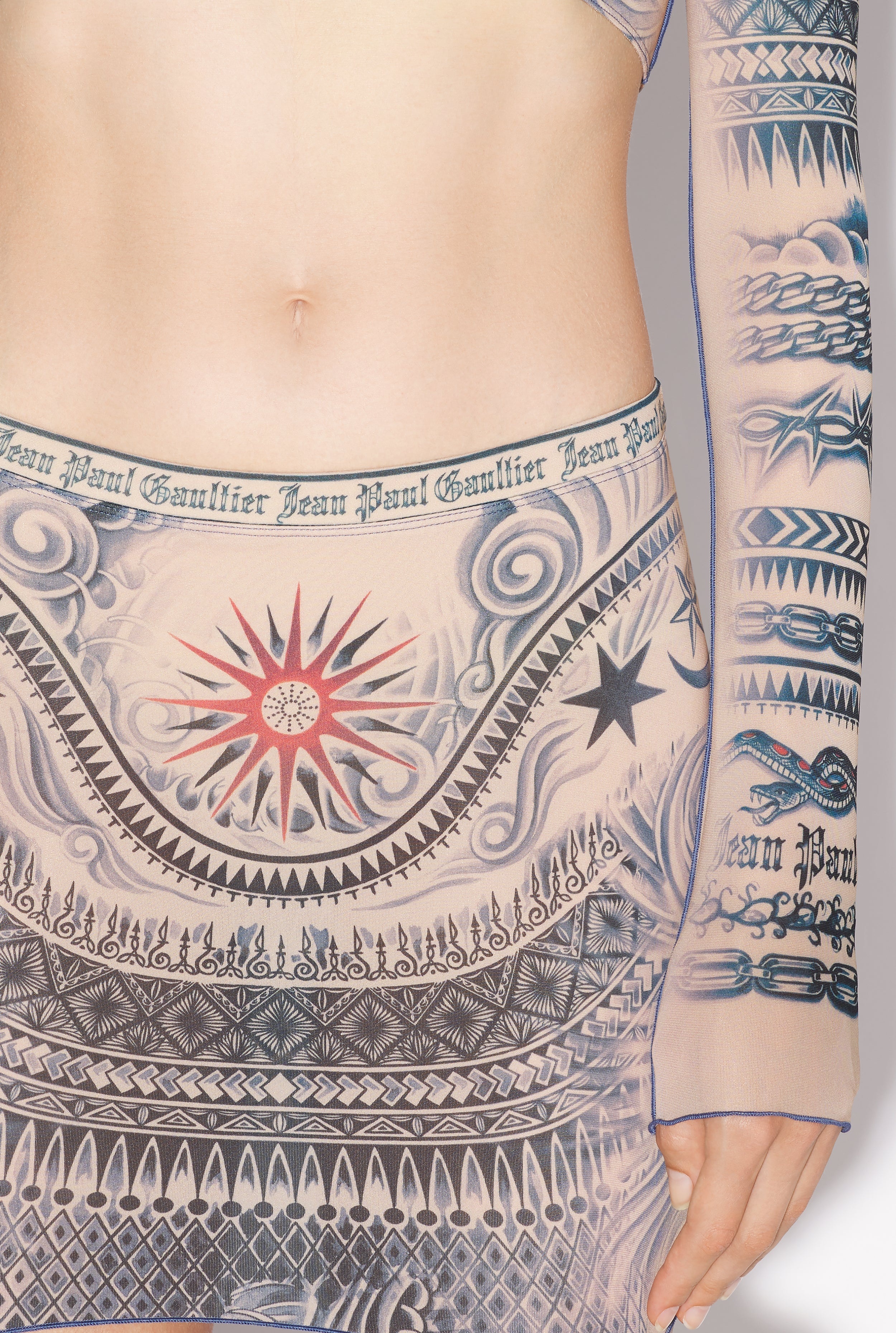 THE SUN TATTOO SKIRT - 5