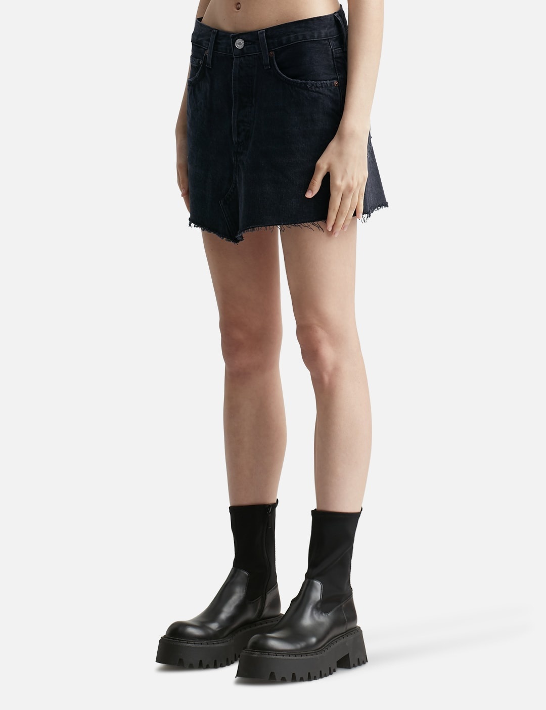 PARKER ANGLED HEM SKIRT - 2