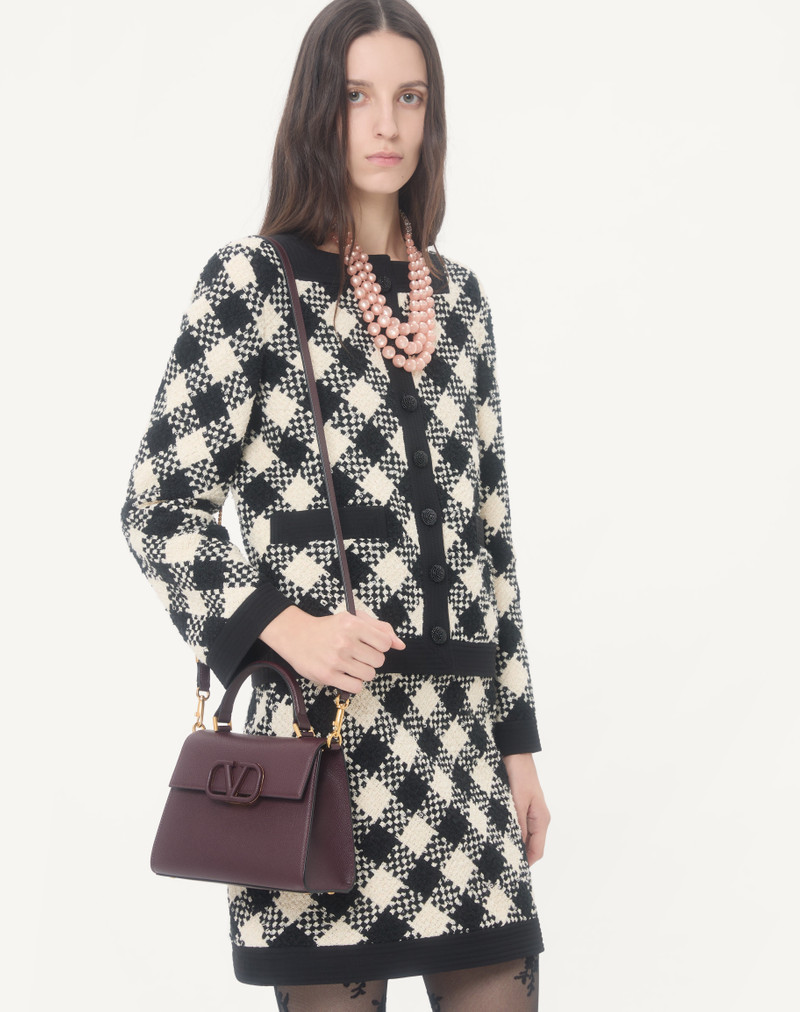 SMALL VSLING GRAINY CALFSKIN HANDBAG 7