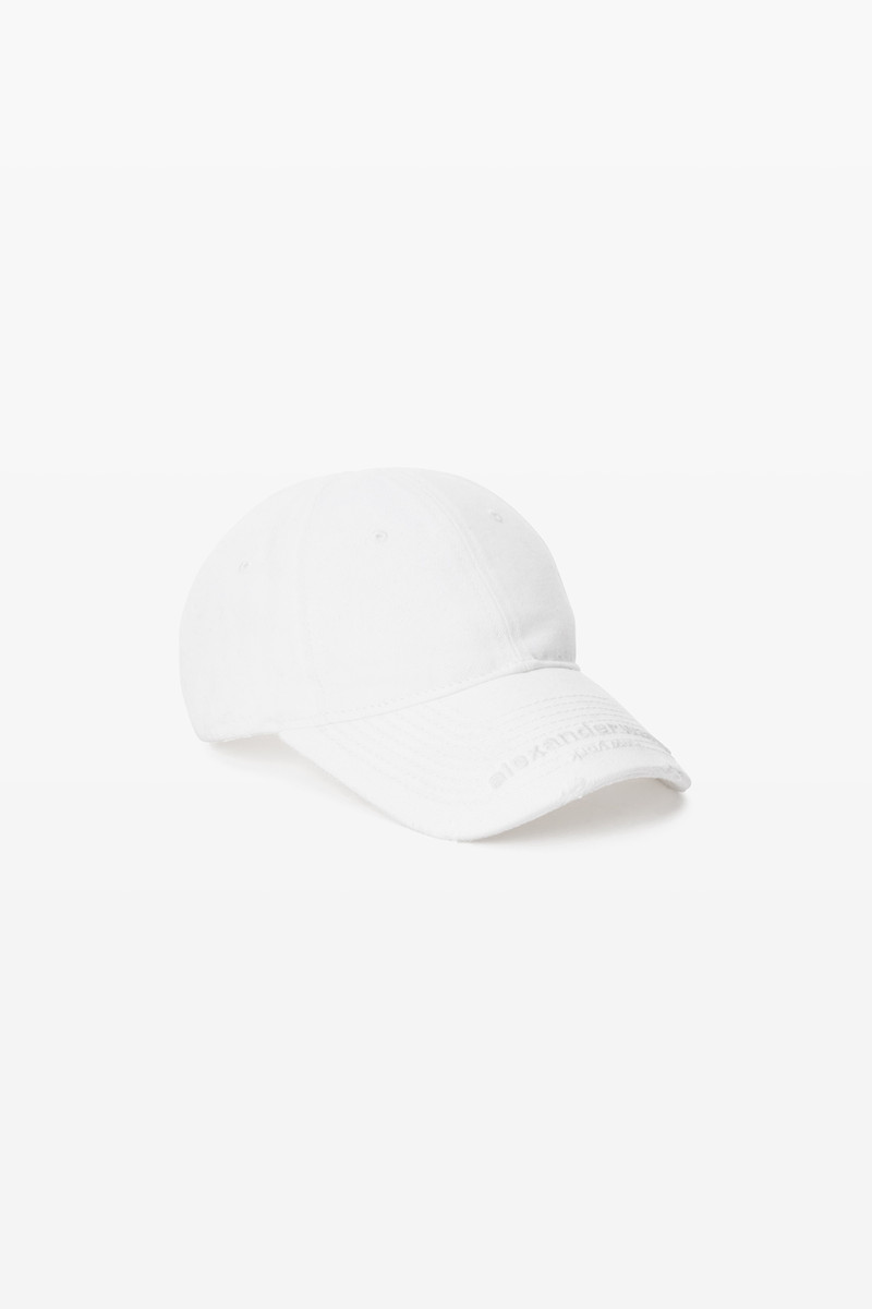 Alexander Wang Distressed Logo Baseball Cap outlook