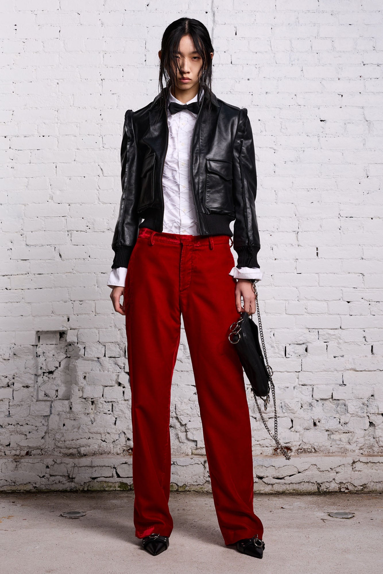 FLAT SLEEVE BOMBER - BLACK - 3