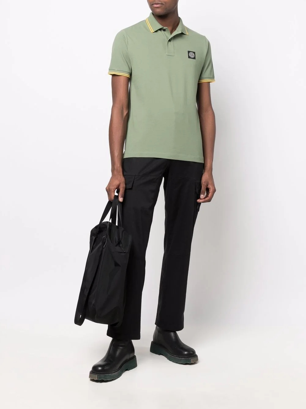 Compass patch polo shirt - 2