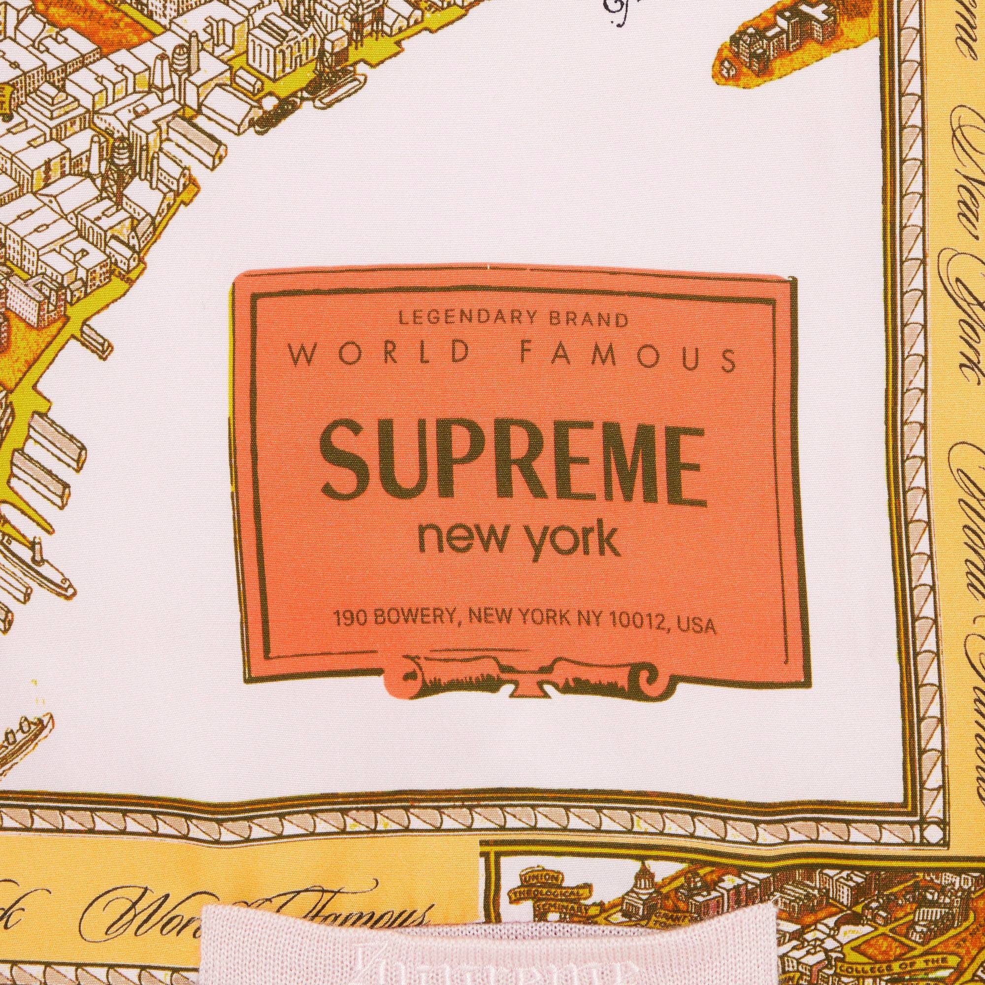 Supreme Supreme Silk Map Cardigan 'Pink'   REVERSIBLE