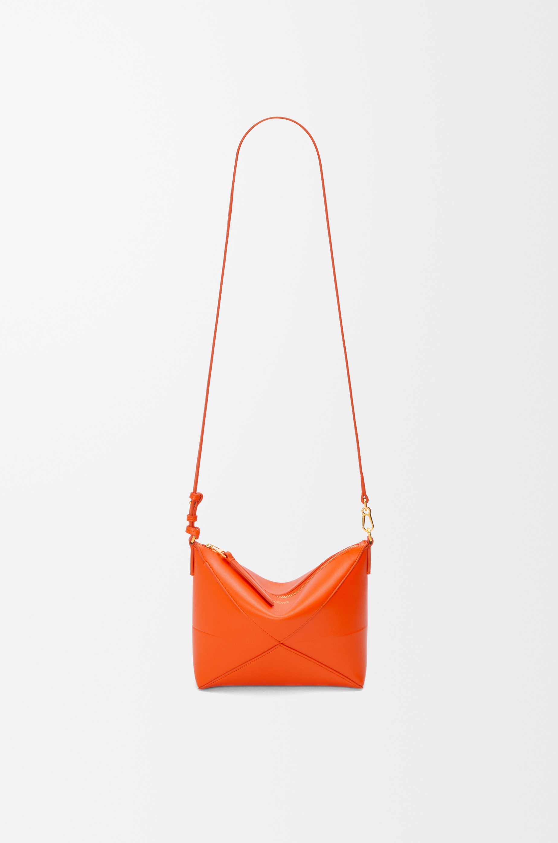 Puzzle Fold pouch in shiny nappa calfskin - 8